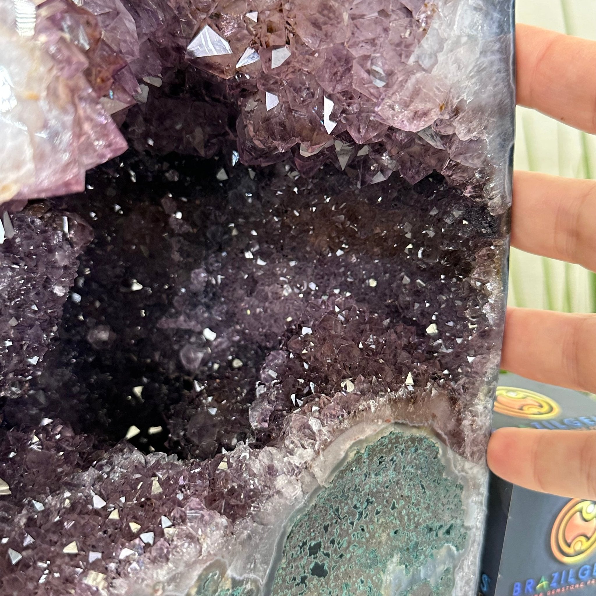 Extra Plus Quality Amethyst Cathedral, 12.9 lbs & 13.2" Tall #5601 - 1442 - Brazil GemsBrazil GemsExtra Plus Quality Amethyst Cathedral, 12.9 lbs & 13.2" Tall #5601 - 1442Cathedrals5601 - 1442