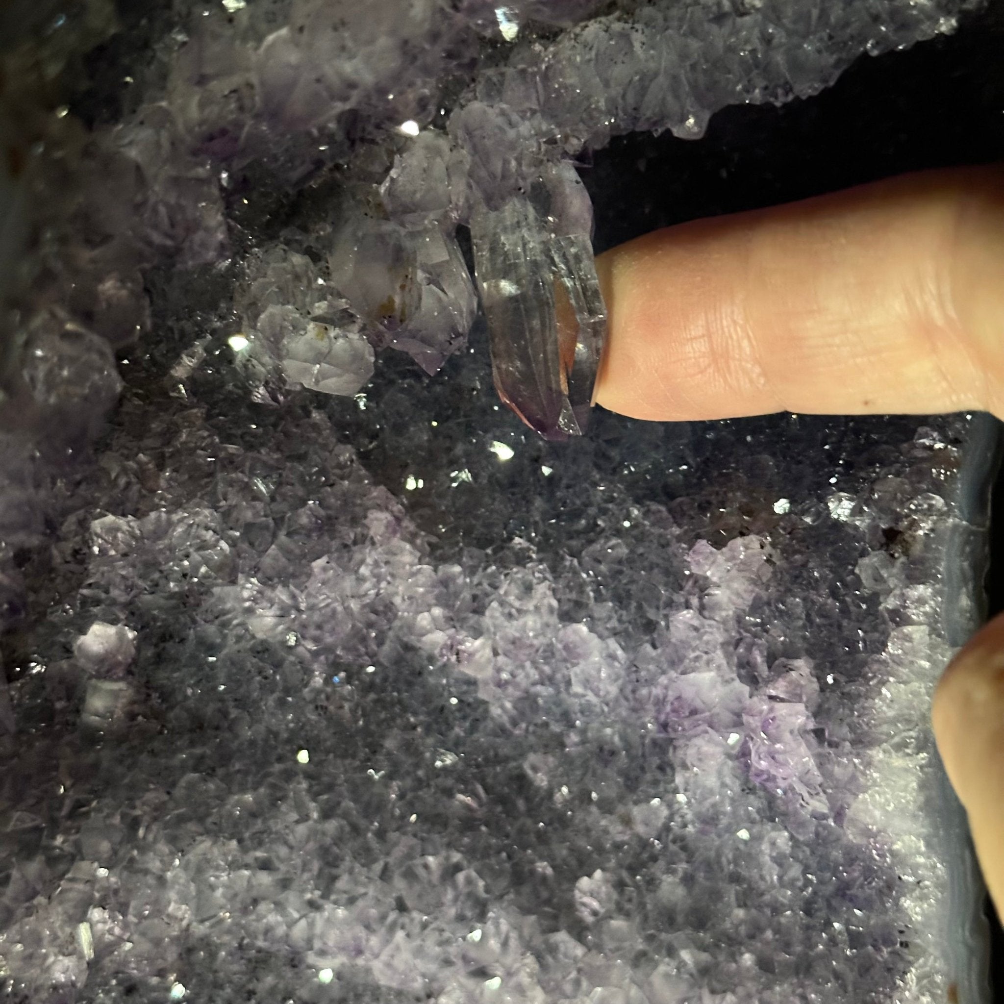 Extra Plus Quality Amethyst Cathedral, 13.7 lbs & 12.8" Tall #5601 - 1443 - Brazil GemsBrazil GemsExtra Plus Quality Amethyst Cathedral, 13.7 lbs & 12.8" Tall #5601 - 1443Cathedrals5601 - 1443