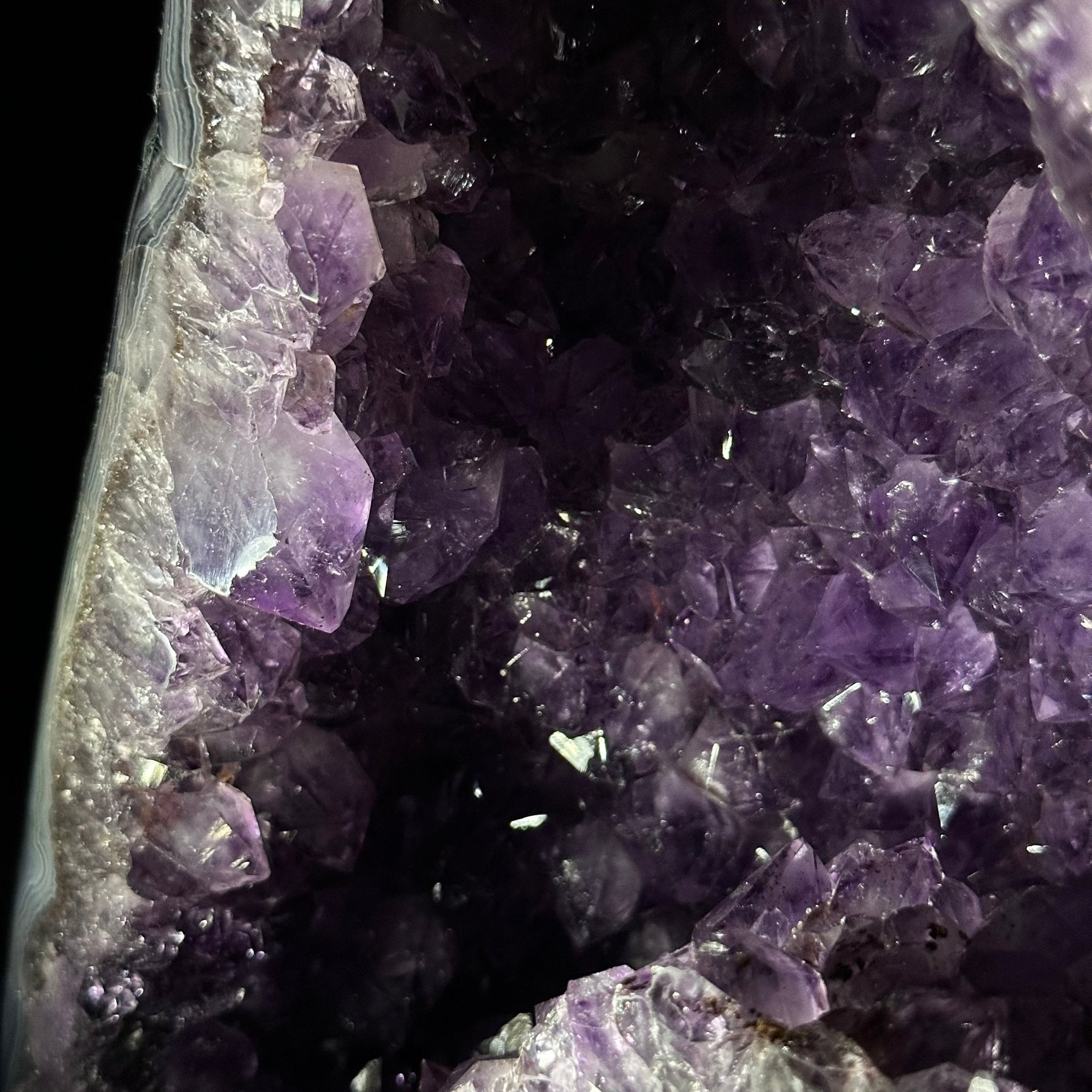 Extra Plus Quality Amethyst Cathedral, 14.1 lbs & 9.1" Tall #5601 - 1444 - Brazil GemsBrazil GemsExtra Plus Quality Amethyst Cathedral, 14.1 lbs & 9.1" Tall #5601 - 1444Cathedrals5601 - 1444