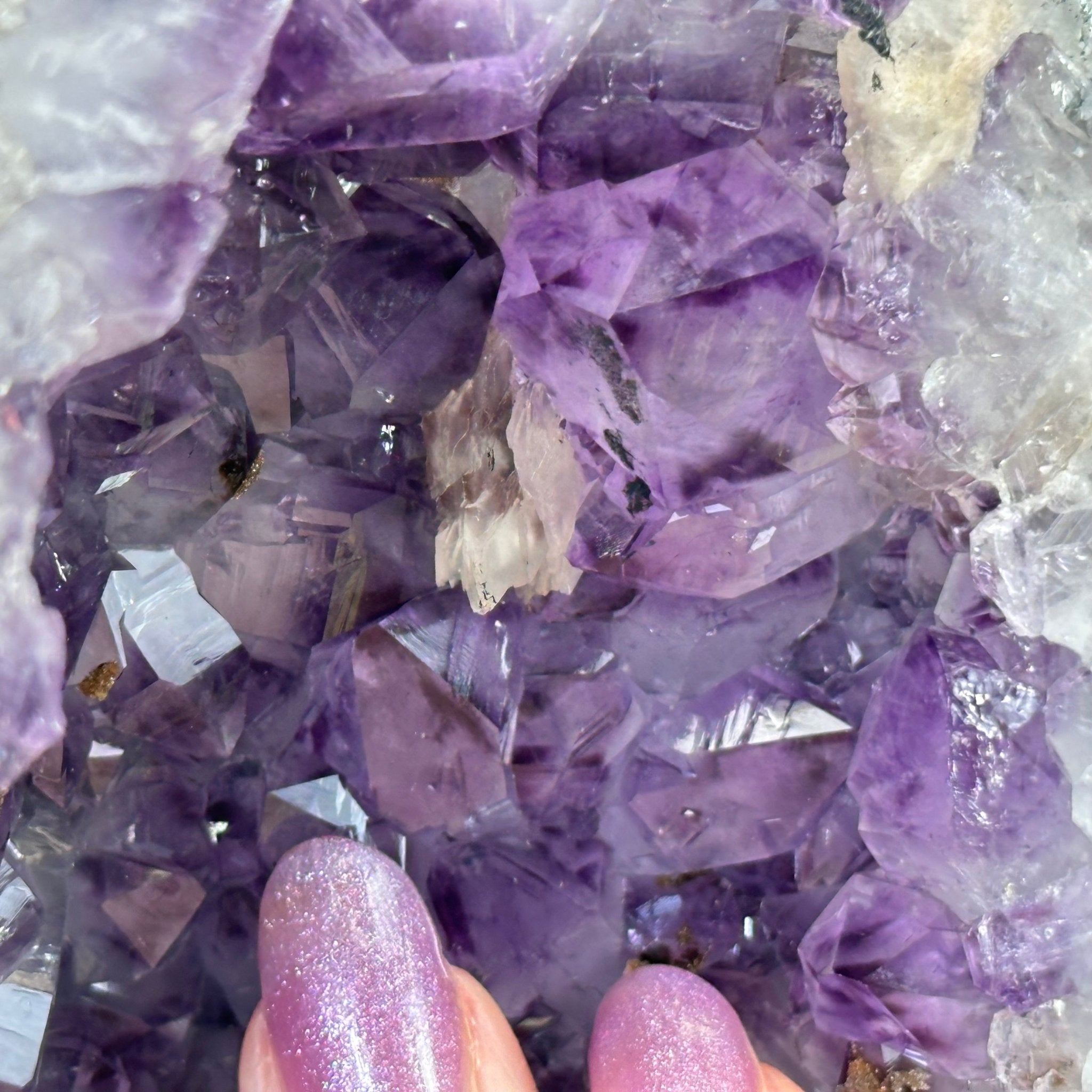 Extra Plus Quality Amethyst Cathedral, 15.1 lbs & 12.7" Tall #5601 - 1445 - Brazil GemsBrazil GemsExtra Plus Quality Amethyst Cathedral, 15.1 lbs & 12.7" Tall #5601 - 1445Cathedrals5601 - 1445