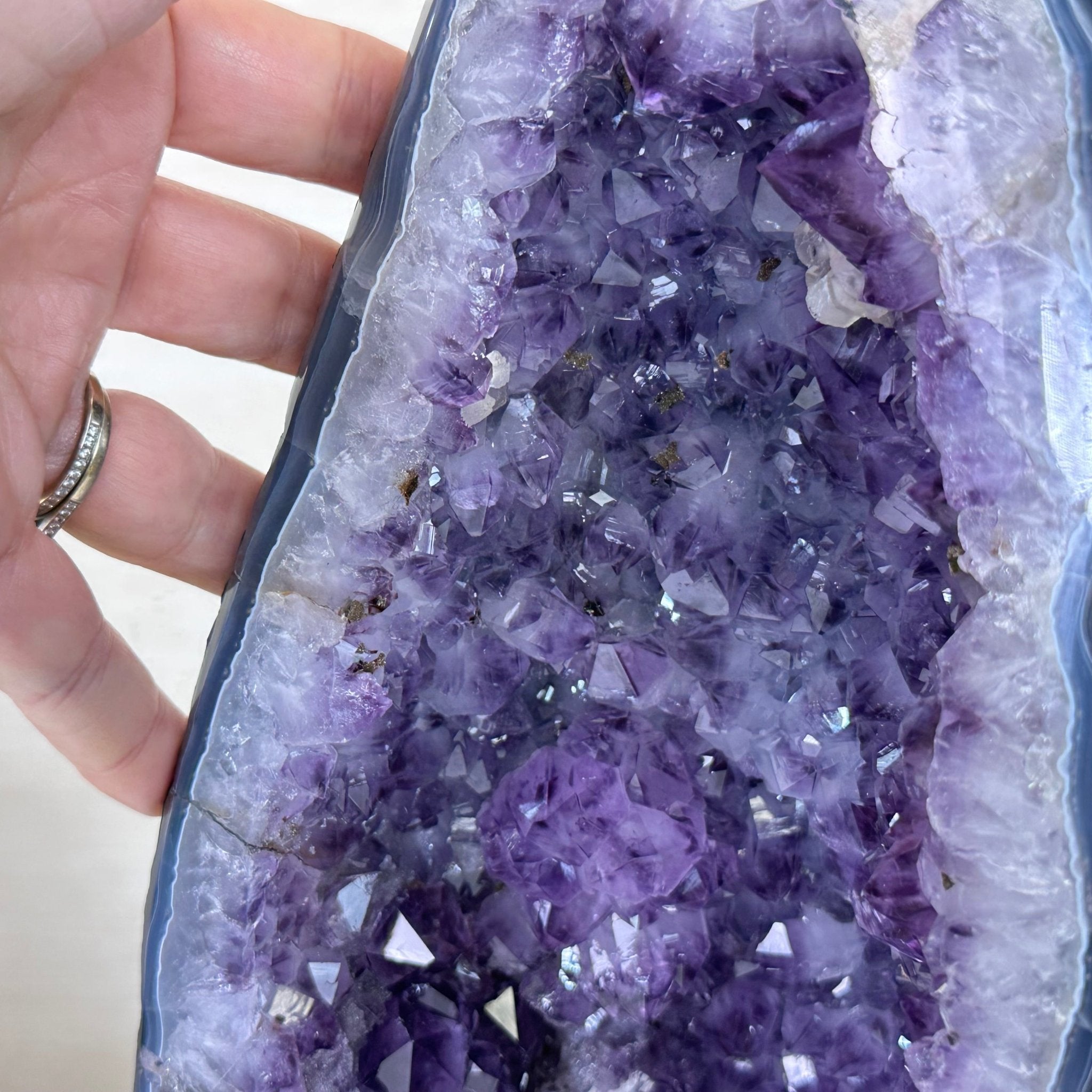 Extra Plus Quality Amethyst Cathedral, 15.1 lbs & 12.7" Tall #5601 - 1445 - Brazil GemsBrazil GemsExtra Plus Quality Amethyst Cathedral, 15.1 lbs & 12.7" Tall #5601 - 1445Cathedrals5601 - 1445