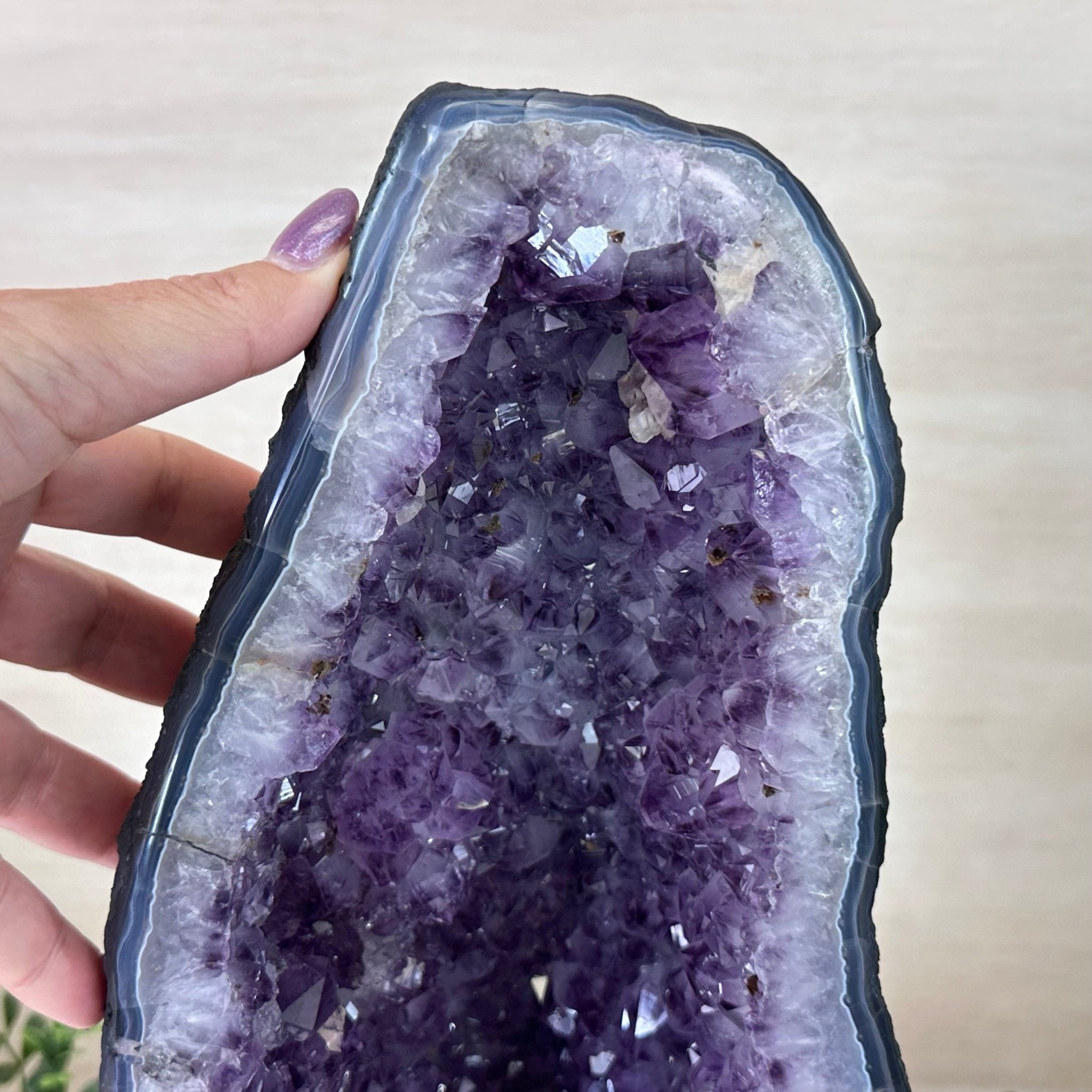 Extra Plus Quality Amethyst Cathedral, 15.1 lbs & 12.7" Tall #5601 - 1445 - Brazil GemsBrazil GemsExtra Plus Quality Amethyst Cathedral, 15.1 lbs & 12.7" Tall #5601 - 1445Cathedrals5601 - 1445