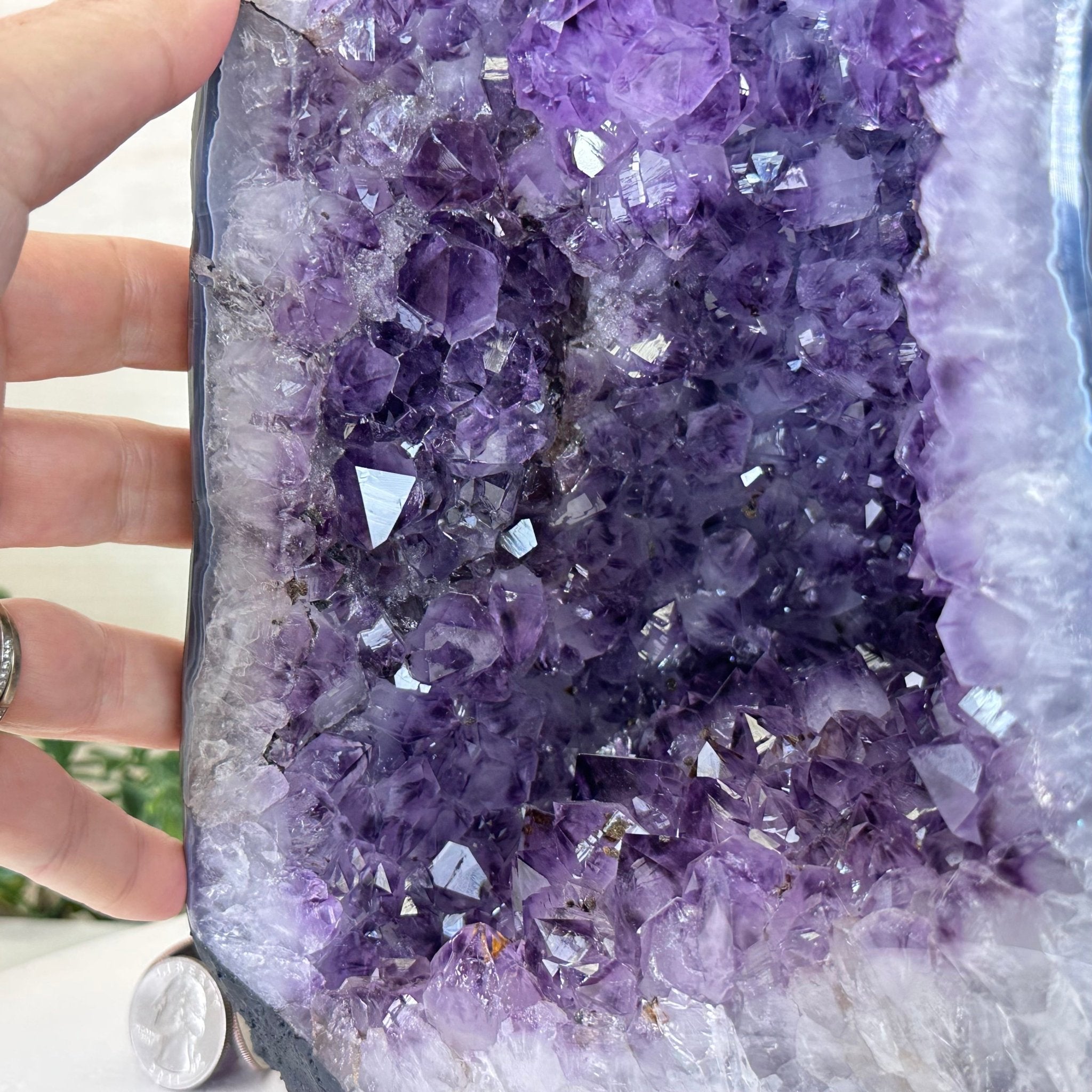 Extra Plus Quality Amethyst Cathedral, 15.1 lbs & 12.7" Tall #5601 - 1445 - Brazil GemsBrazil GemsExtra Plus Quality Amethyst Cathedral, 15.1 lbs & 12.7" Tall #5601 - 1445Cathedrals5601 - 1445