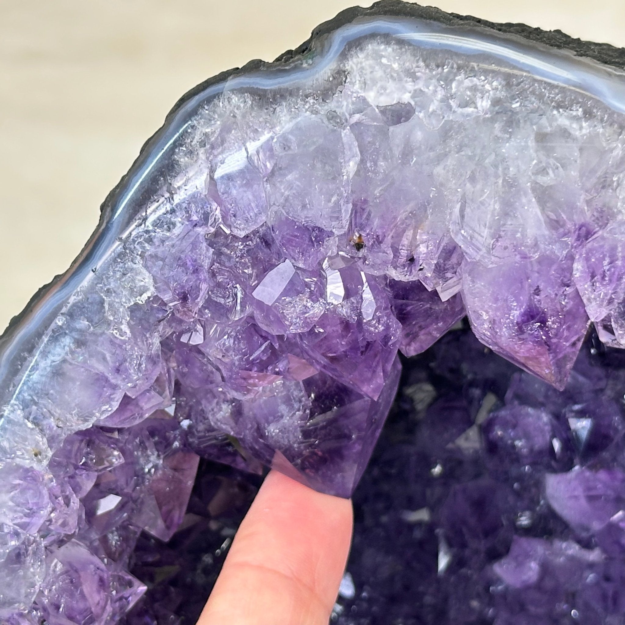 Extra Plus Quality Amethyst Cathedral, 15.5 lbs & 9" Tall #5601 - 1446 - Brazil GemsBrazil GemsExtra Plus Quality Amethyst Cathedral, 15.5 lbs & 9" Tall #5601 - 1446Cathedrals5601 - 1446