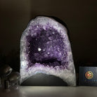 Extra Plus Quality Amethyst Cathedral, 15.5 lbs & 9" Tall #5601 - 1446 - Brazil GemsBrazil GemsExtra Plus Quality Amethyst Cathedral, 15.5 lbs & 9" Tall #5601 - 1446Cathedrals5601 - 1446