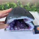 Extra Plus Quality Amethyst Cathedral, 18.2 lbs & 14.7" Tall #5601 - 1449 - Brazil GemsBrazil GemsExtra Plus Quality Amethyst Cathedral, 18.2 lbs & 14.7" Tall #5601 - 1449Cathedrals5601 - 1449