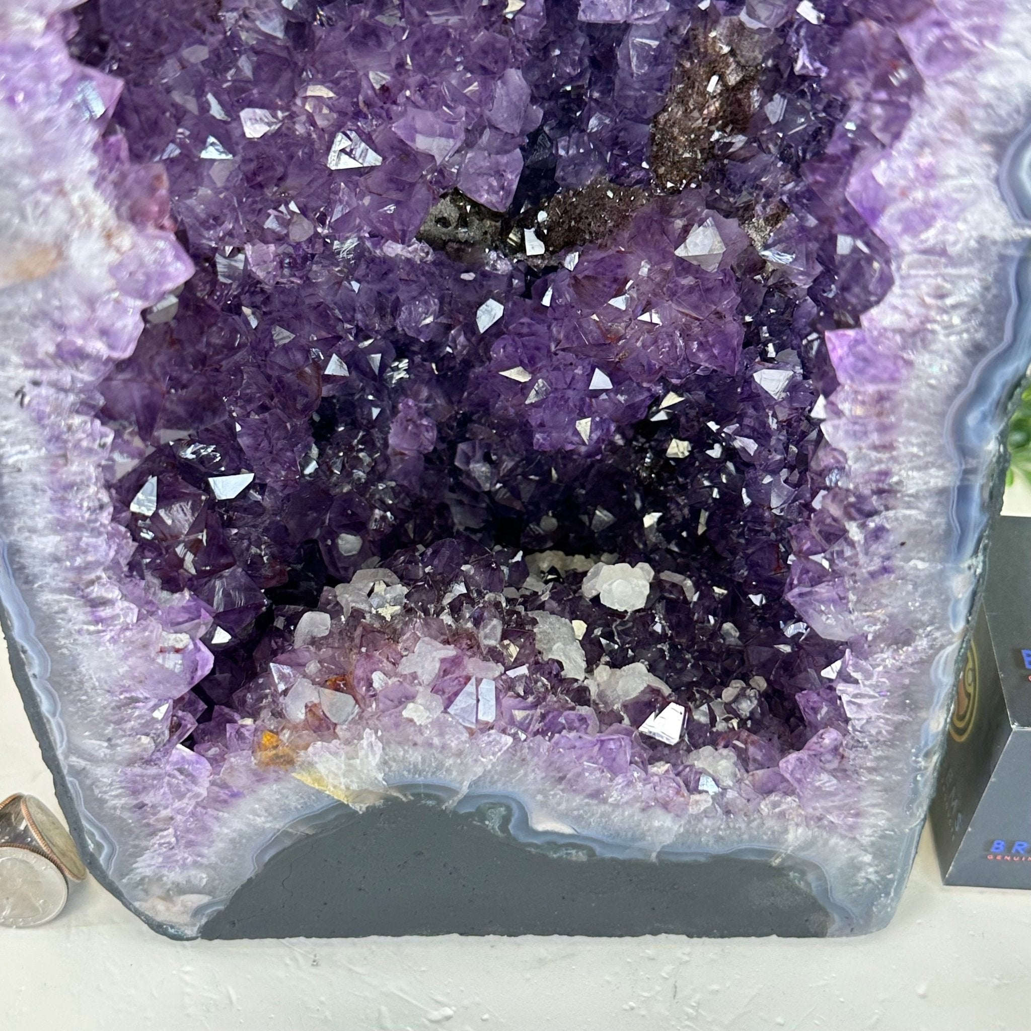 Extra Plus Quality Amethyst Cathedral, 23.1 lbs & 15" Tall #5601 - 1451 - Brazil GemsBrazil GemsExtra Plus Quality Amethyst Cathedral, 23.1 lbs & 15" Tall #5601 - 1451Cathedrals5601 - 1451