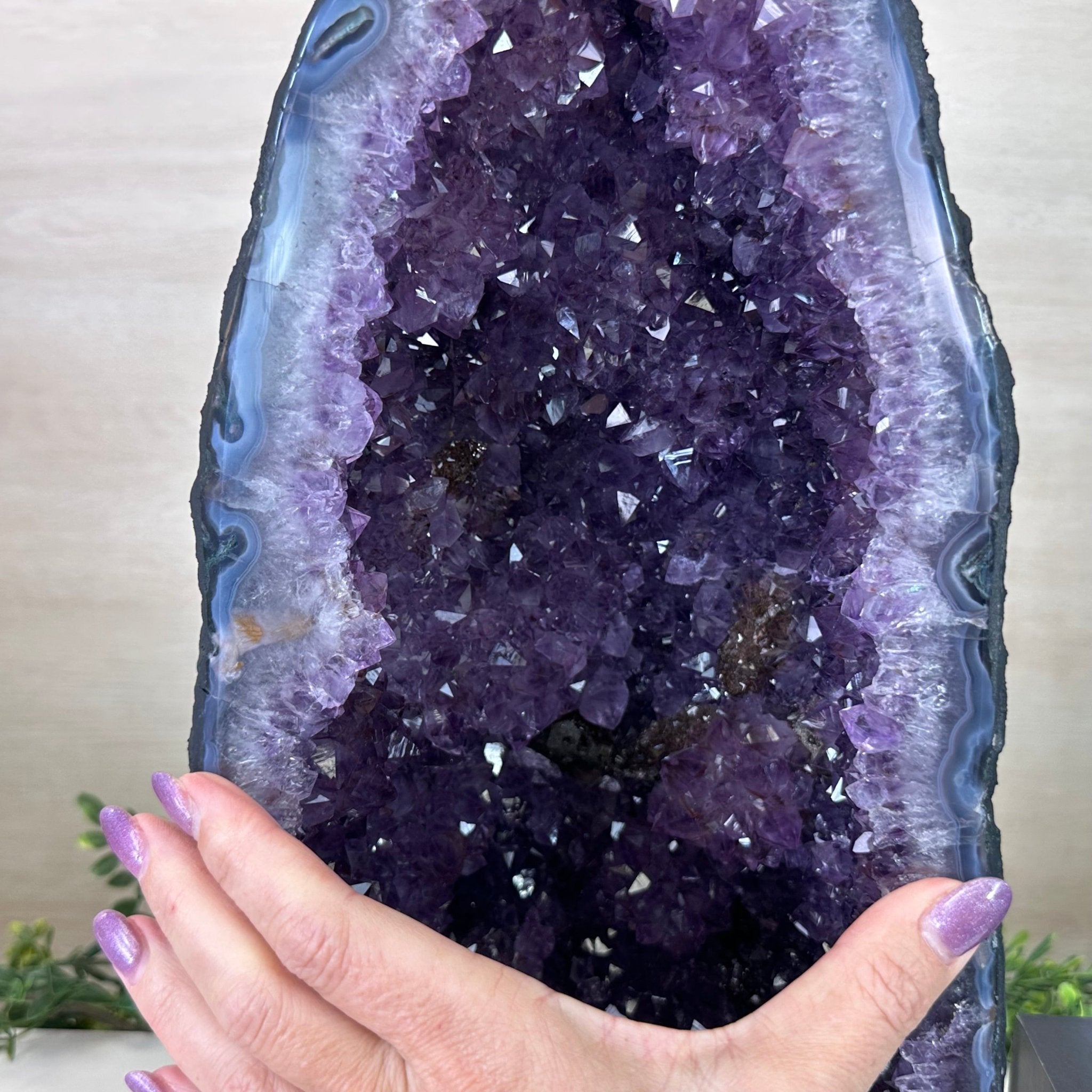 Extra Plus Quality Amethyst Cathedral, 23.1 lbs & 15" Tall #5601 - 1451 - Brazil GemsBrazil GemsExtra Plus Quality Amethyst Cathedral, 23.1 lbs & 15" Tall #5601 - 1451Cathedrals5601 - 1451