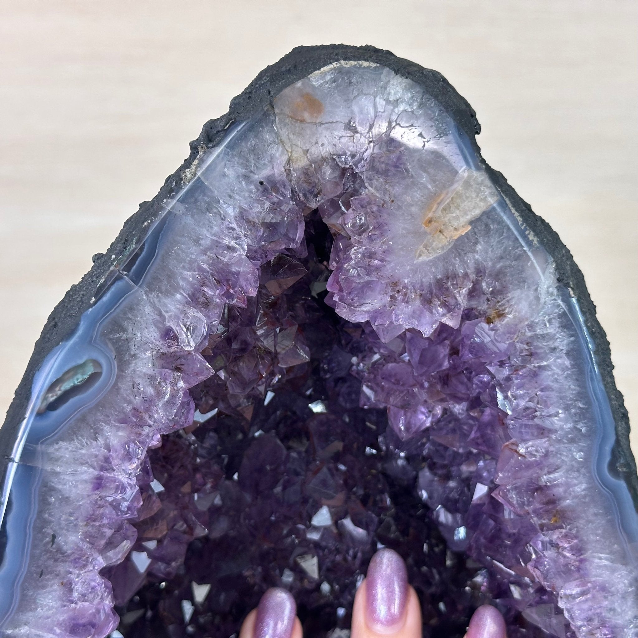 Extra Plus Quality Amethyst Cathedral, 23.1 lbs & 15" Tall #5601 - 1451 - Brazil GemsBrazil GemsExtra Plus Quality Amethyst Cathedral, 23.1 lbs & 15" Tall #5601 - 1451Cathedrals5601 - 1451