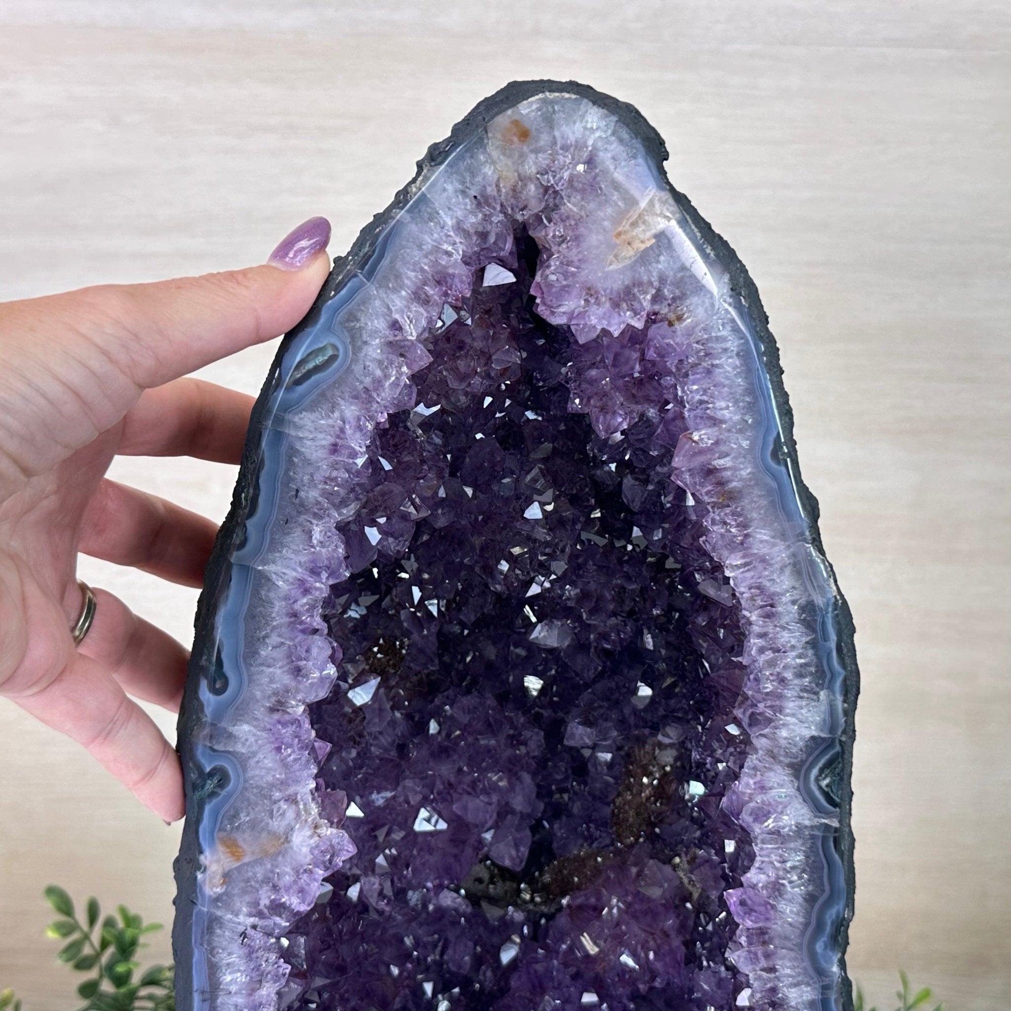 Extra Plus Quality Amethyst Cathedral, 23.1 lbs & 15" Tall #5601 - 1451 - Brazil GemsBrazil GemsExtra Plus Quality Amethyst Cathedral, 23.1 lbs & 15" Tall #5601 - 1451Cathedrals5601 - 1451