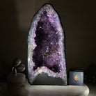 Extra Plus Quality Amethyst Cathedral, 23.1 lbs & 15" Tall #5601 - 1451 - Brazil GemsBrazil GemsExtra Plus Quality Amethyst Cathedral, 23.1 lbs & 15" Tall #5601 - 1451Cathedrals5601 - 1451