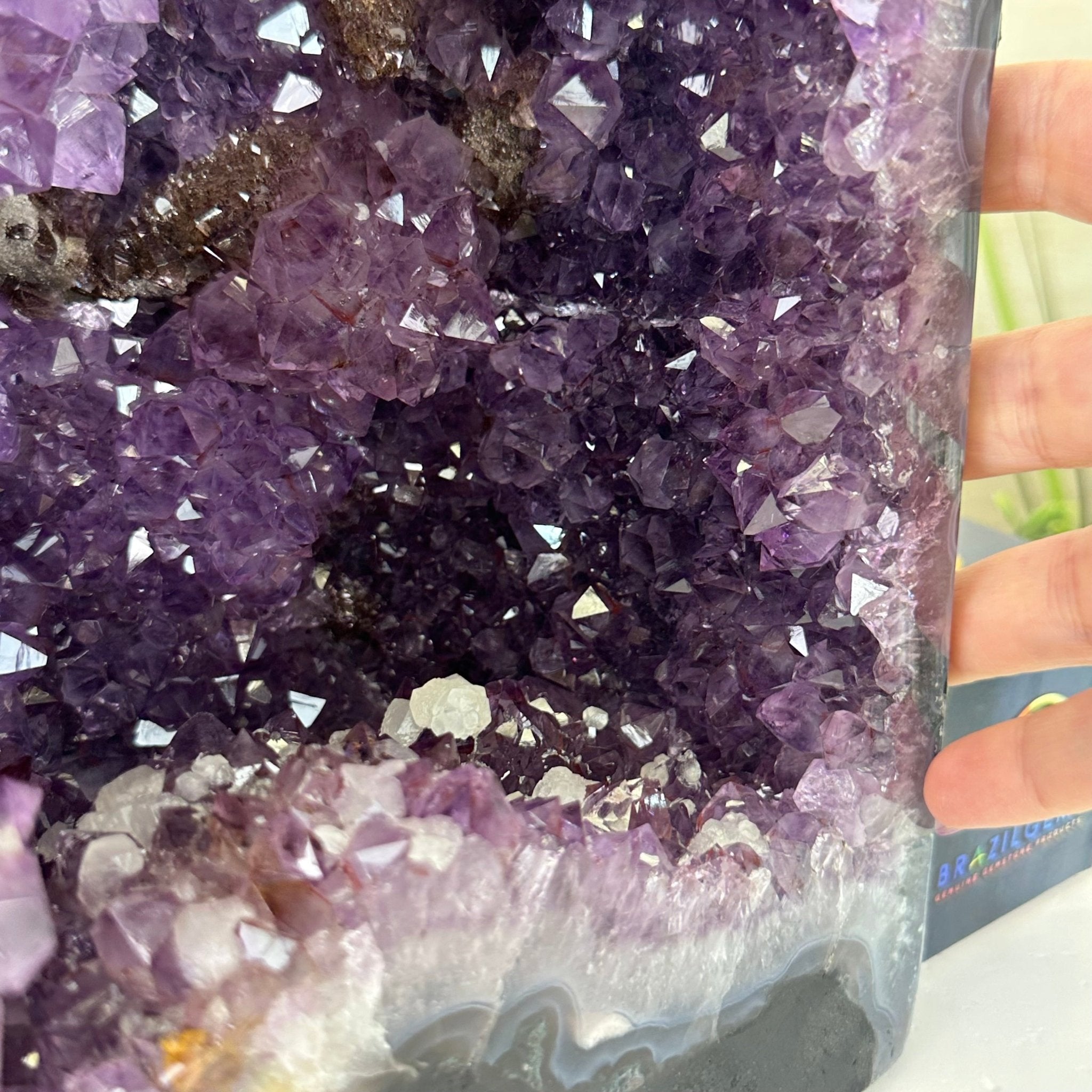 Extra Plus Quality Amethyst Cathedral, 23.1 lbs & 15" Tall #5601 - 1451 - Brazil GemsBrazil GemsExtra Plus Quality Amethyst Cathedral, 23.1 lbs & 15" Tall #5601 - 1451Cathedrals5601 - 1451