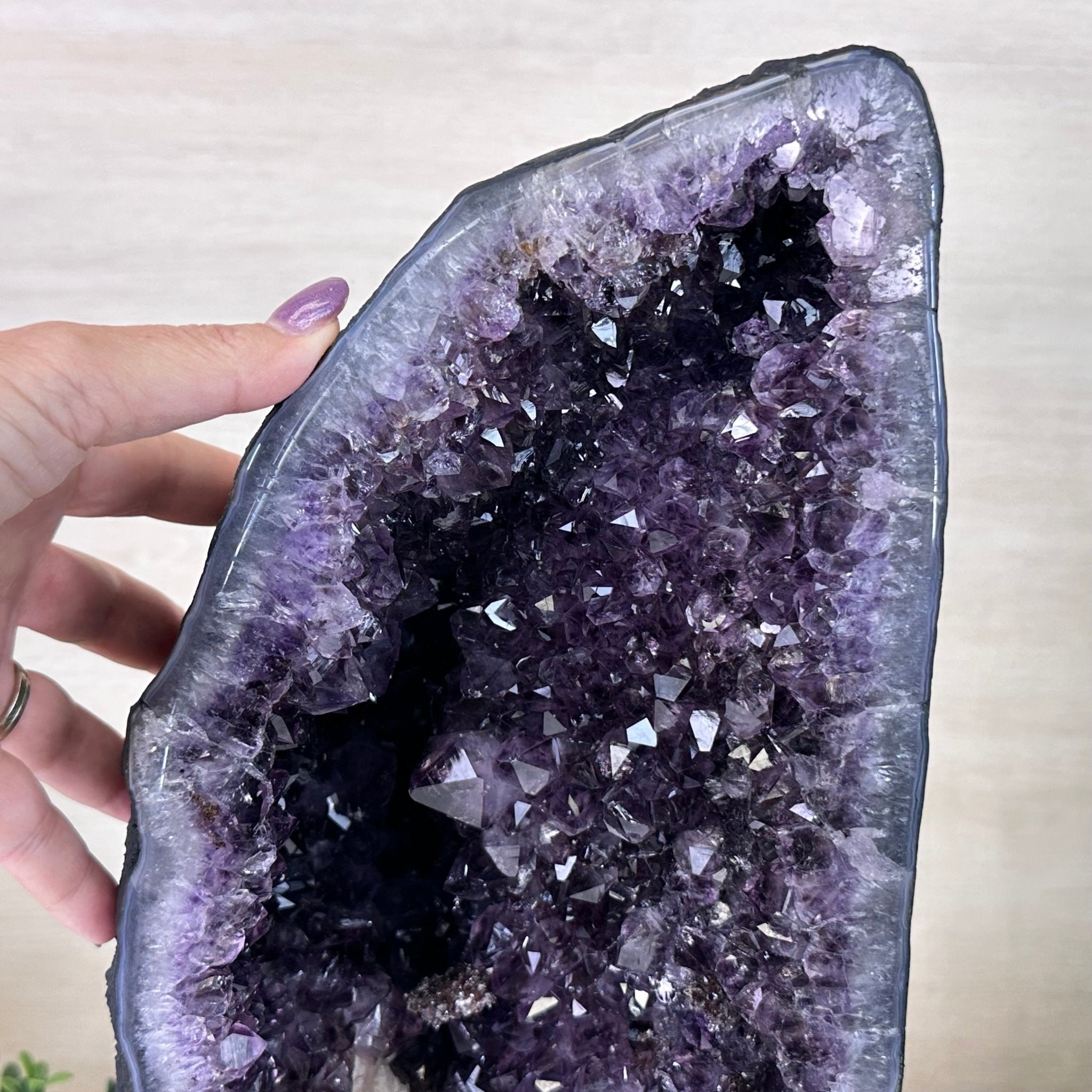 Extra Plus Quality Amethyst Cathedral, 26.3 lbs & 15.5" Tall #5601 - 1454 - Brazil GemsBrazil GemsExtra Plus Quality Amethyst Cathedral, 26.3 lbs & 15.5" Tall #5601 - 1454Cathedrals5601 - 1454