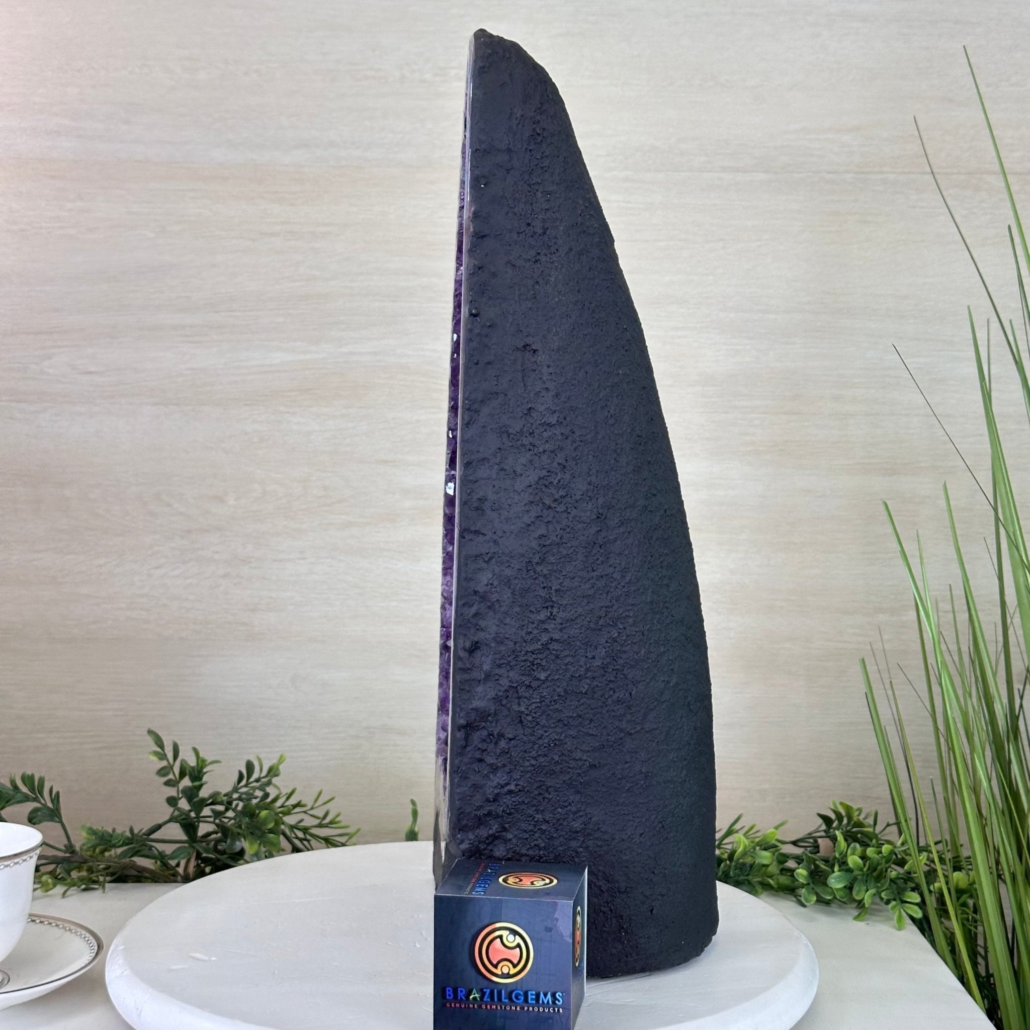 Extra Plus Quality Amethyst Cathedral, 29.2 lbs & 18.7" Tall #5601 - 1456 - Brazil GemsBrazil GemsExtra Plus Quality Amethyst Cathedral, 29.2 lbs & 18.7" Tall #5601 - 1456Cathedrals5601 - 1456