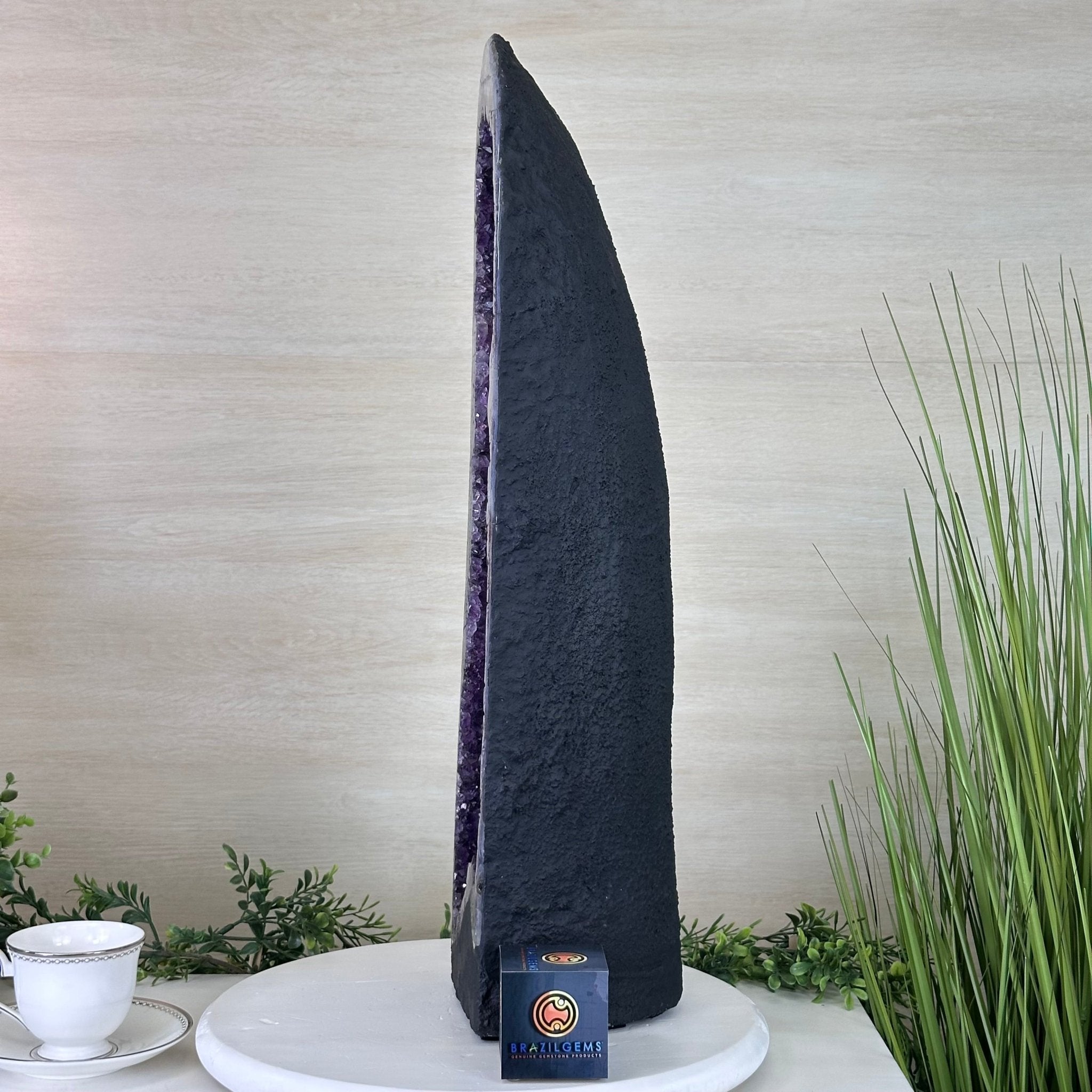 Extra Plus Quality Amethyst Cathedral, 29.6 lbs & 25.4" Tall #5601 - 1457 - Brazil GemsBrazil GemsExtra Plus Quality Amethyst Cathedral, 29.6 lbs & 25.4" Tall #5601 - 1457Cathedrals5601 - 1457