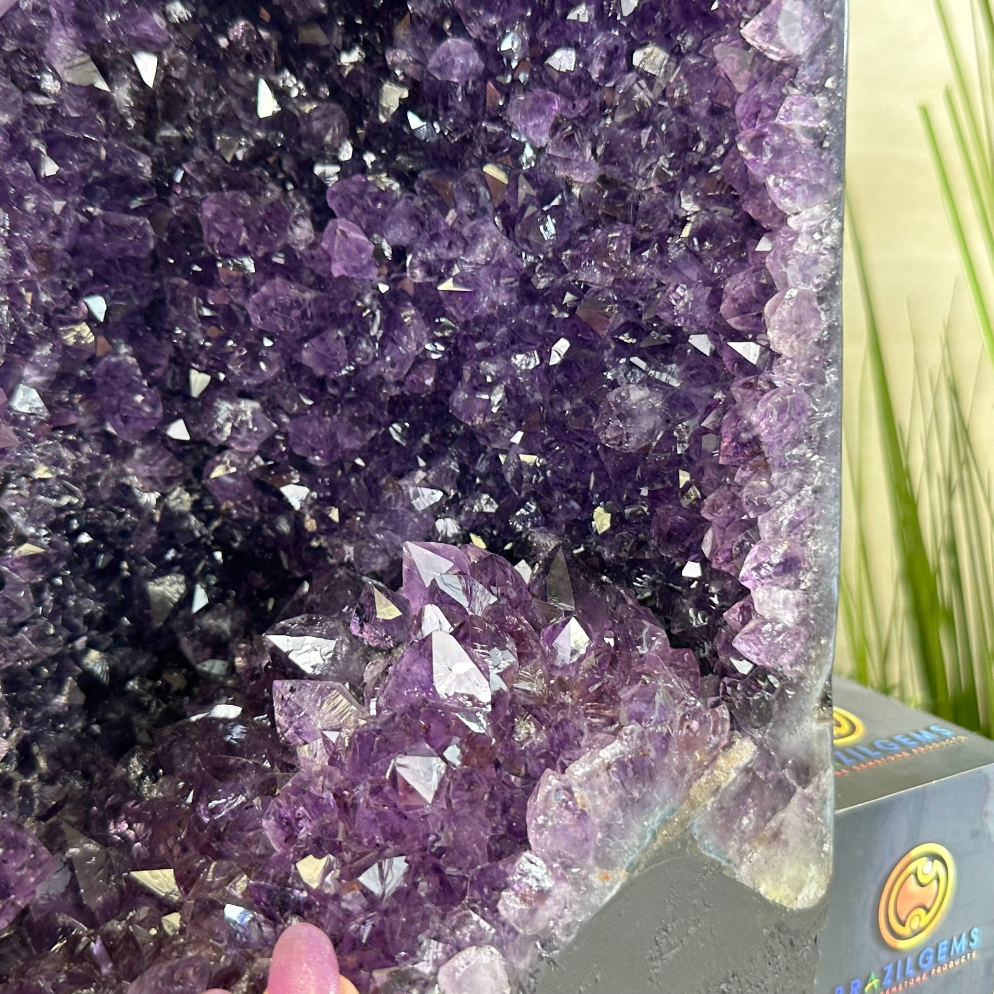 Extra Plus Quality Amethyst Cathedral, 29.6 lbs & 25.4" Tall #5601 - 1457 - Brazil GemsBrazil GemsExtra Plus Quality Amethyst Cathedral, 29.6 lbs & 25.4" Tall #5601 - 1457Cathedrals5601 - 1457