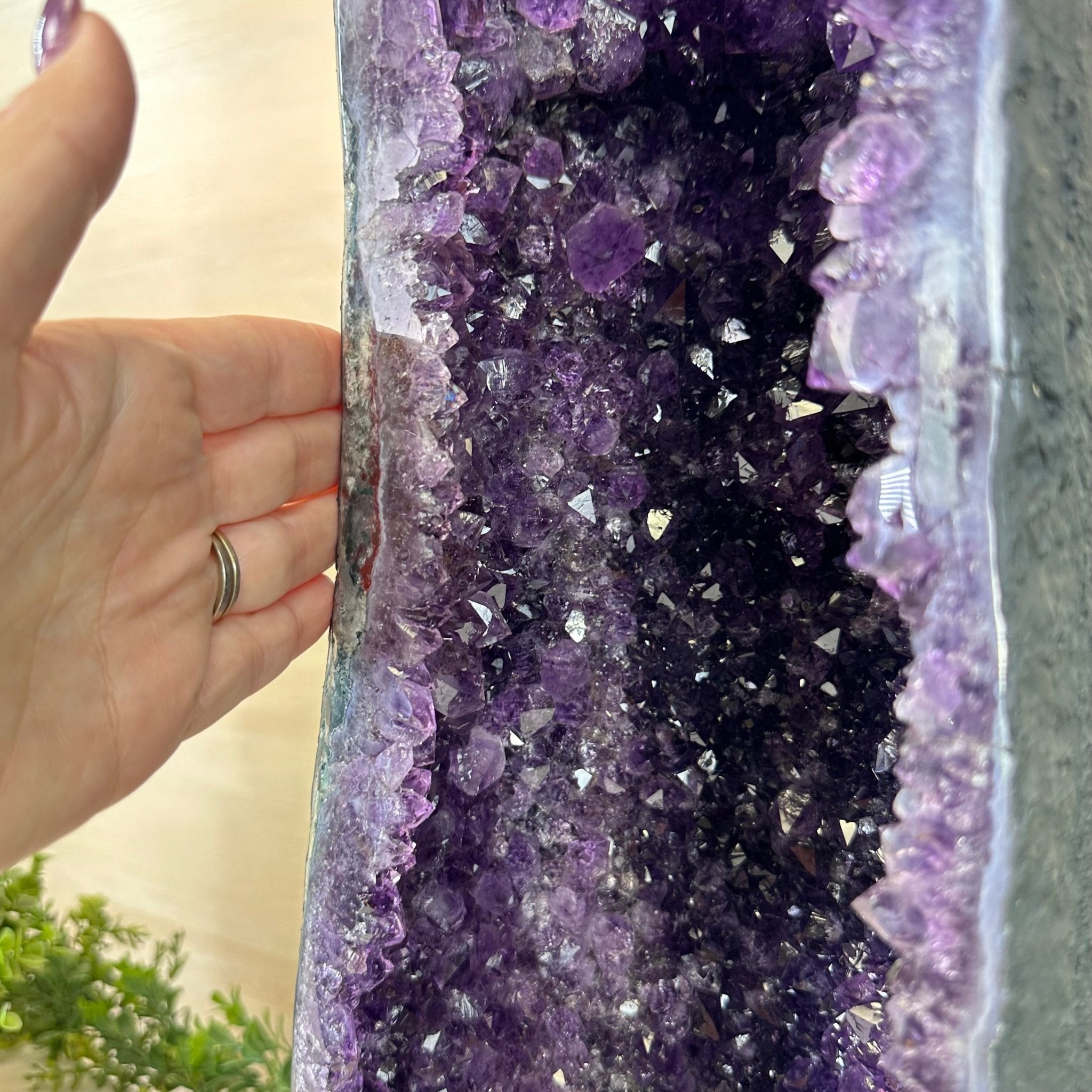 Extra Plus Quality Amethyst Cathedral, 29.6 lbs & 25.4" Tall #5601 - 1457 - Brazil GemsBrazil GemsExtra Plus Quality Amethyst Cathedral, 29.6 lbs & 25.4" Tall #5601 - 1457Cathedrals5601 - 1457