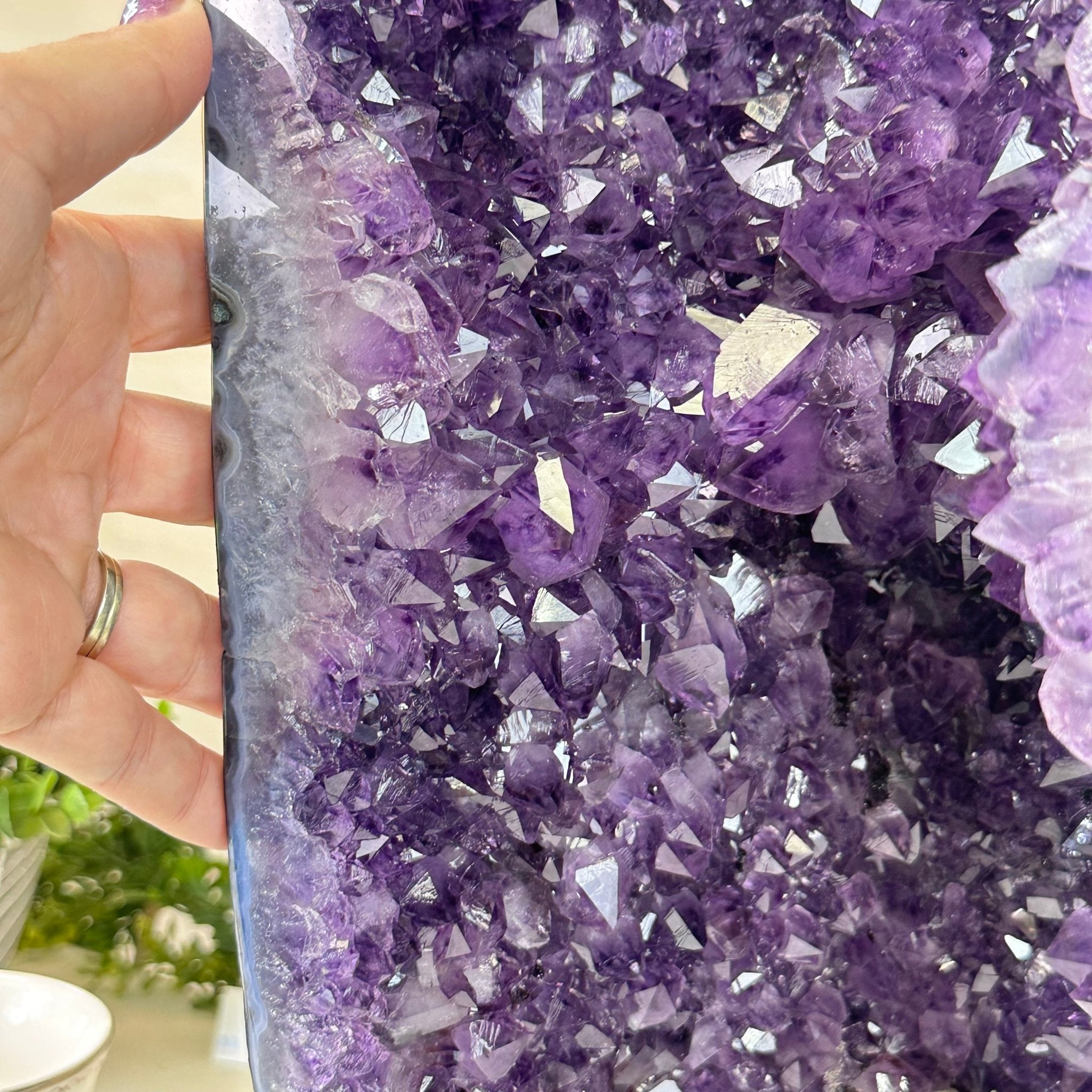 Extra Plus Quality Amethyst Cathedral, 30 lbs & 22.4" Tall #5601 - 1458 - Brazil GemsBrazil GemsExtra Plus Quality Amethyst Cathedral, 30 lbs & 22.4" Tall #5601 - 1458Cathedrals5601 - 1458