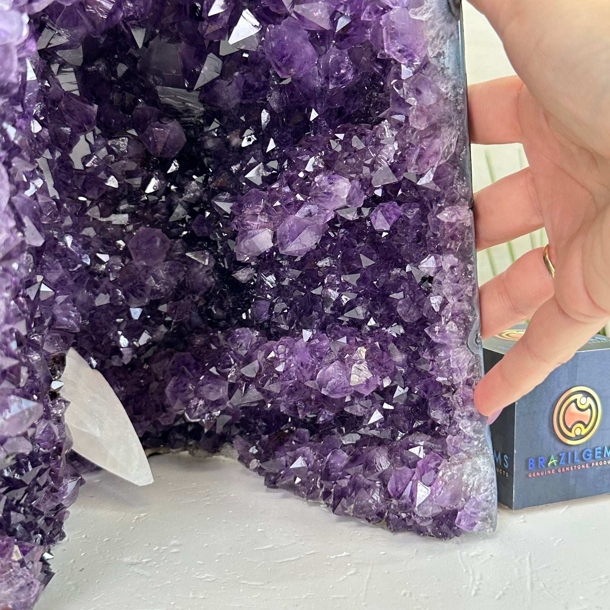 Extra Plus Quality Amethyst Cathedral, 30 lbs & 22.4" Tall #5601 - 1458 - Brazil GemsBrazil GemsExtra Plus Quality Amethyst Cathedral, 30 lbs & 22.4" Tall #5601 - 1458Cathedrals5601 - 1458