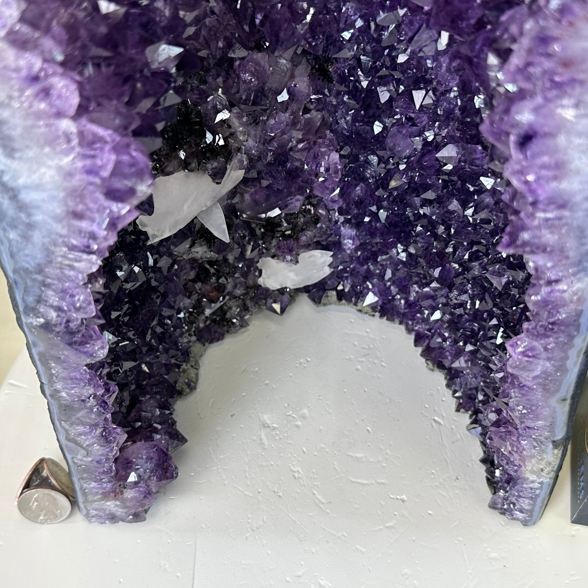 Extra Plus Quality Amethyst Cathedral, 30.7 lbs & 21.4" Tall #5601 - 1459 - Brazil GemsBrazil GemsExtra Plus Quality Amethyst Cathedral, 30.7 lbs & 21.4" Tall #5601 - 1459Cathedrals5601 - 1459