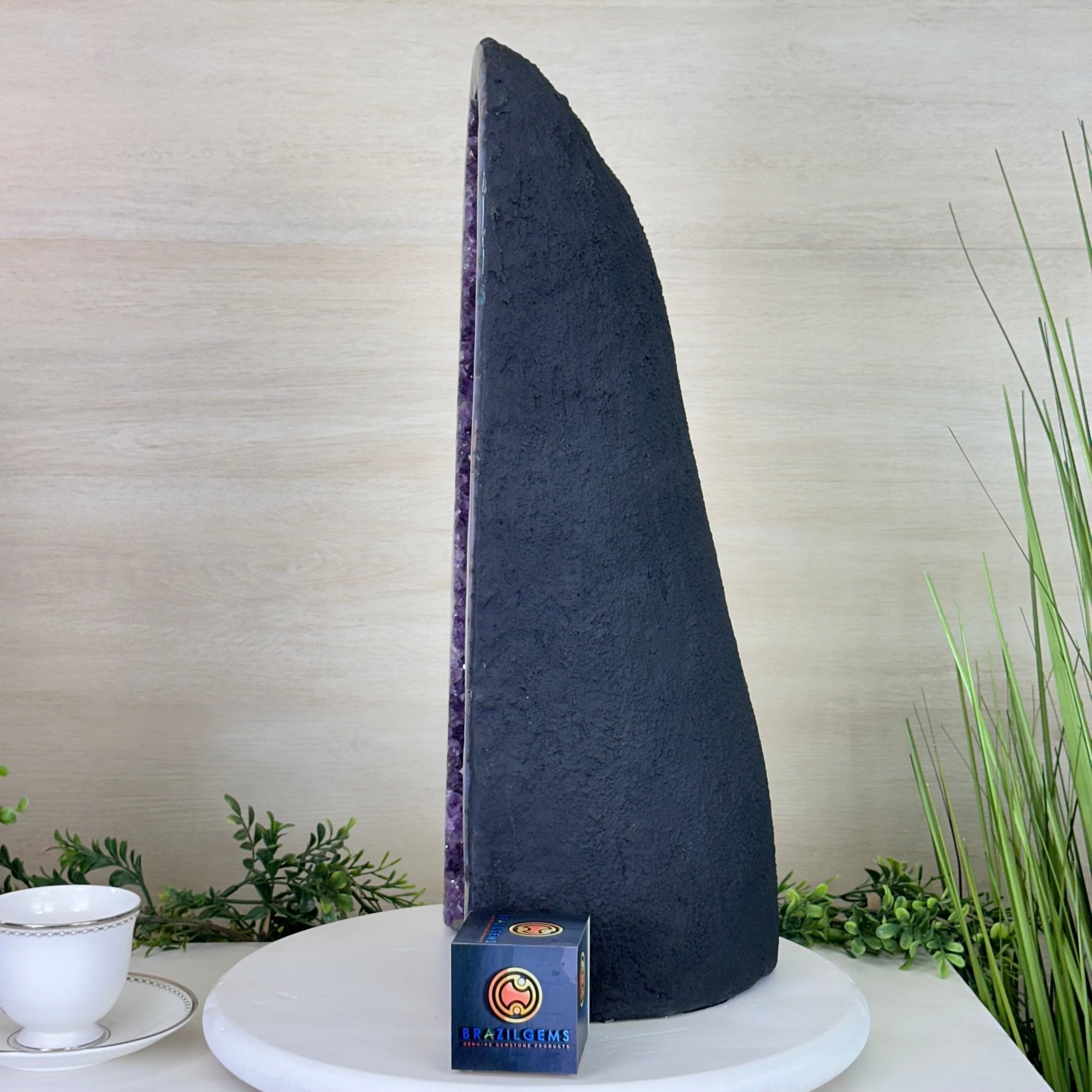 Extra Plus Quality Amethyst Cathedral, 30.7 lbs & 21.4" Tall #5601 - 1459 - Brazil GemsBrazil GemsExtra Plus Quality Amethyst Cathedral, 30.7 lbs & 21.4" Tall #5601 - 1459Cathedrals5601 - 1459