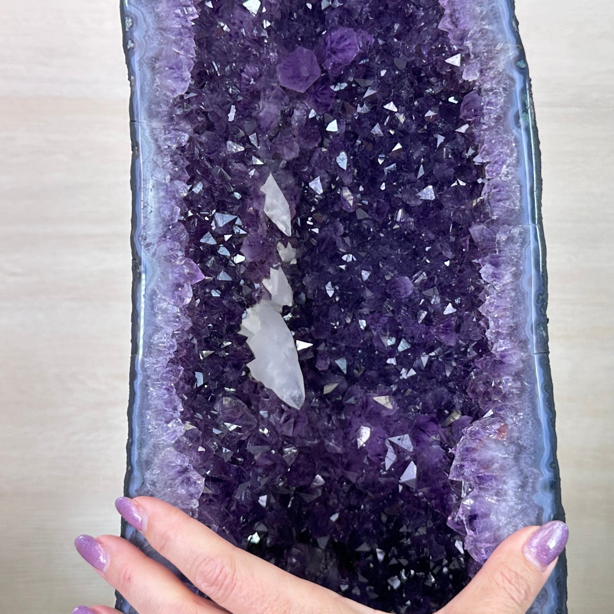 Extra Plus Quality Amethyst Cathedral, 30.7 lbs & 21.4" Tall #5601 - 1459 - Brazil GemsBrazil GemsExtra Plus Quality Amethyst Cathedral, 30.7 lbs & 21.4" Tall #5601 - 1459Cathedrals5601 - 1459