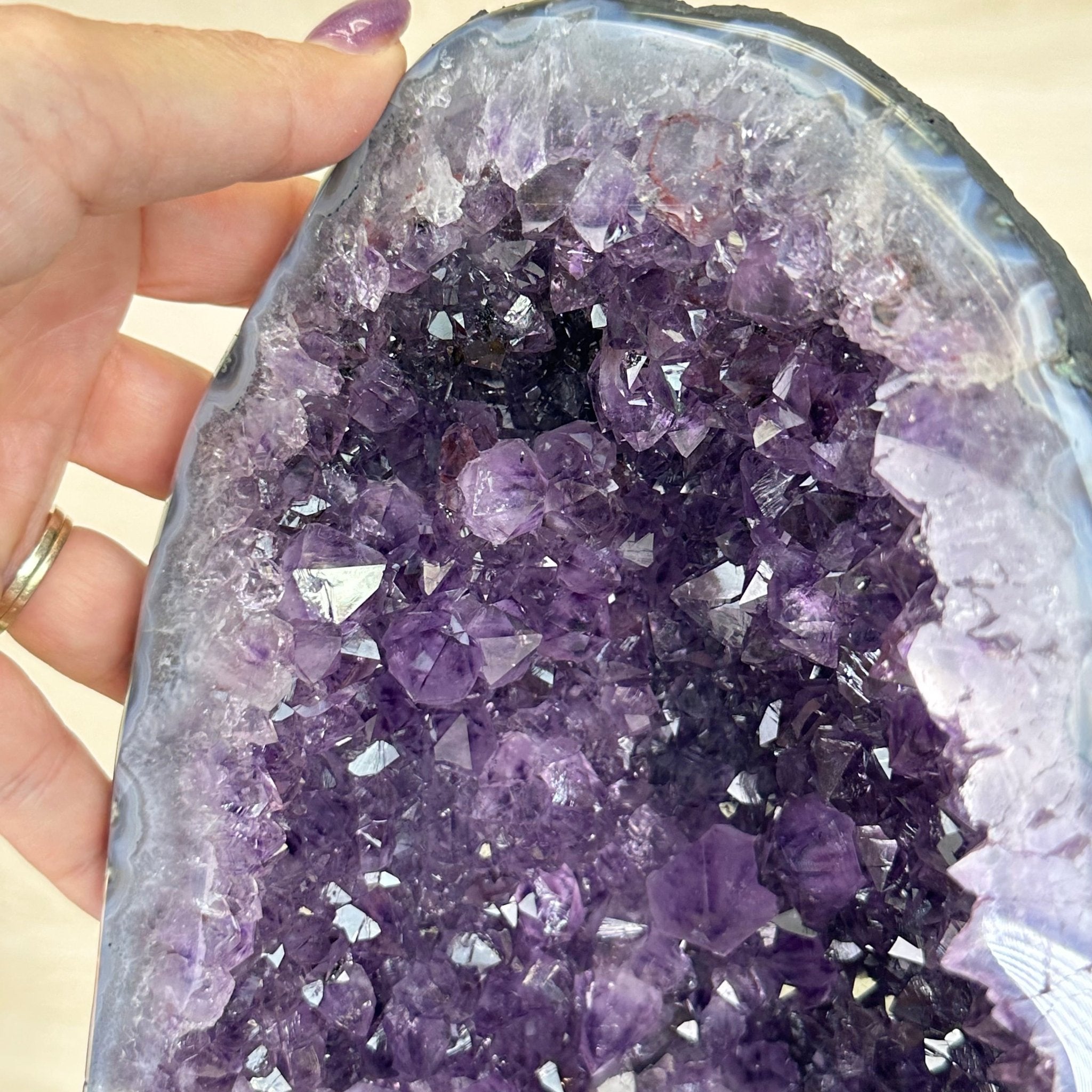 Extra Plus Quality Amethyst Cathedral, 30.7 lbs & 21.4" Tall #5601 - 1459 - Brazil GemsBrazil GemsExtra Plus Quality Amethyst Cathedral, 30.7 lbs & 21.4" Tall #5601 - 1459Cathedrals5601 - 1459