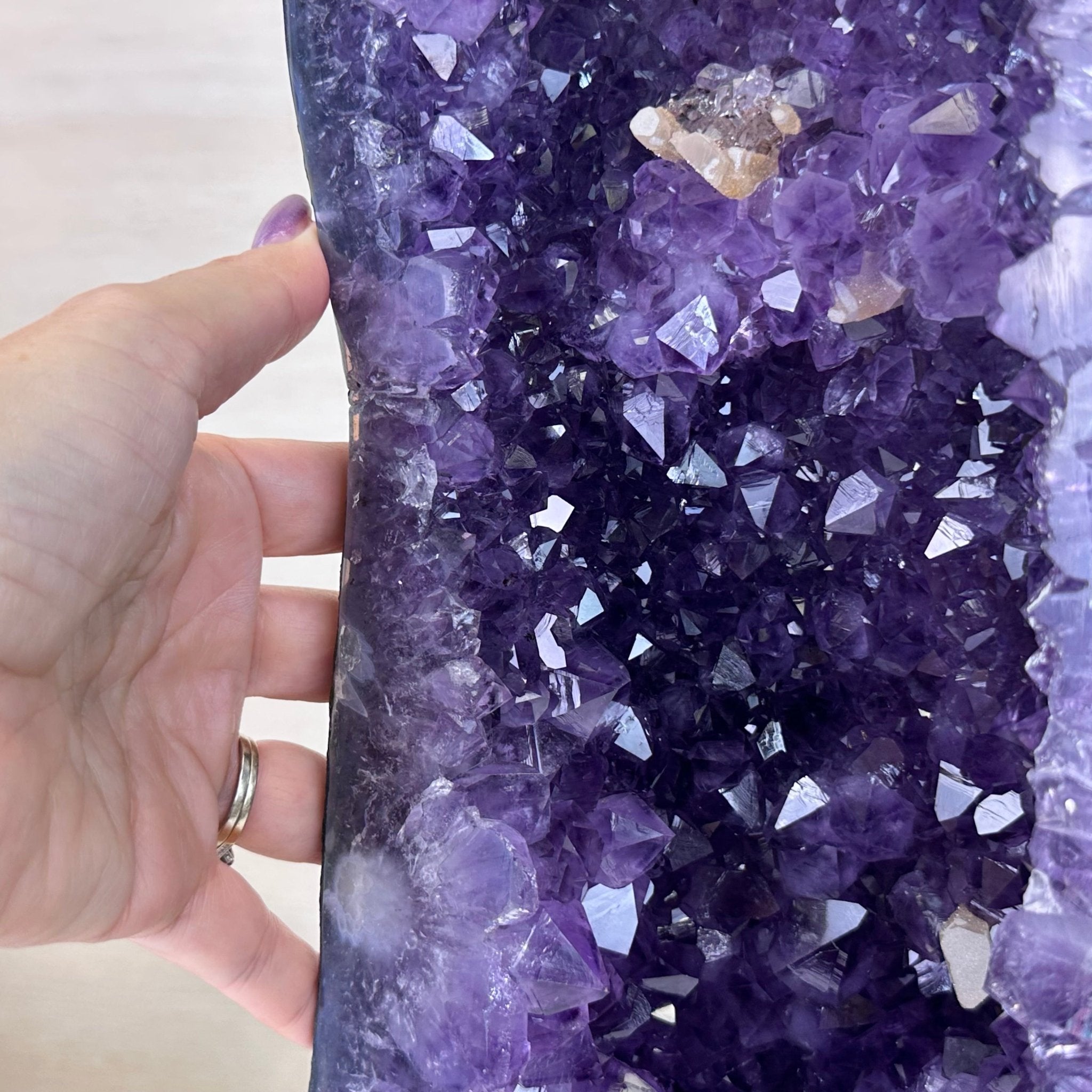 Extra Plus Quality Amethyst Cathedral, 31 lbs & 21.8" Tall #5601 - 1461 - Brazil GemsBrazil GemsExtra Plus Quality Amethyst Cathedral, 31 lbs & 21.8" Tall #5601 - 1461Cathedrals5601 - 1461