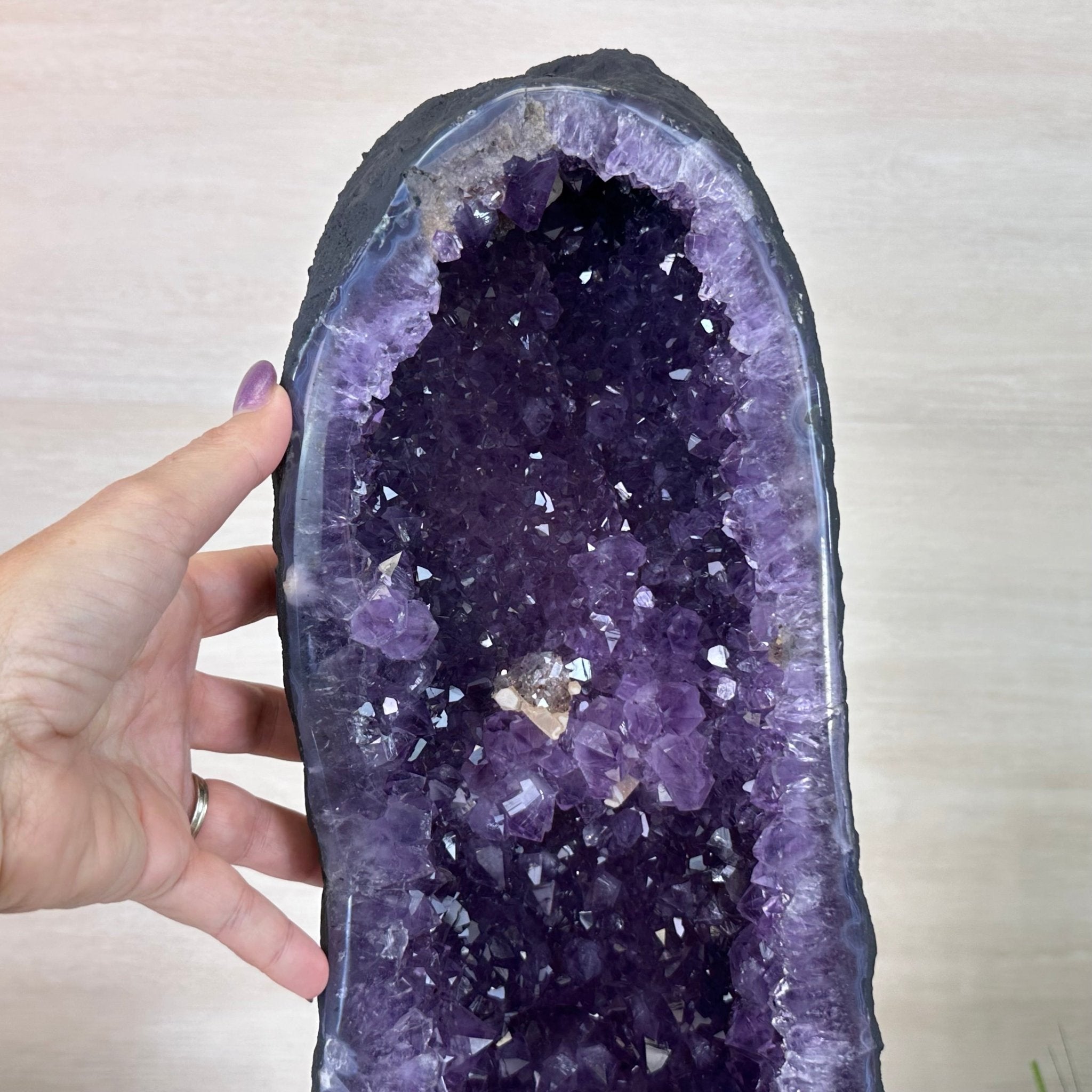 Extra Plus Quality Amethyst Cathedral, 31 lbs & 21.8" Tall #5601 - 1461 - Brazil GemsBrazil GemsExtra Plus Quality Amethyst Cathedral, 31 lbs & 21.8" Tall #5601 - 1461Cathedrals5601 - 1461