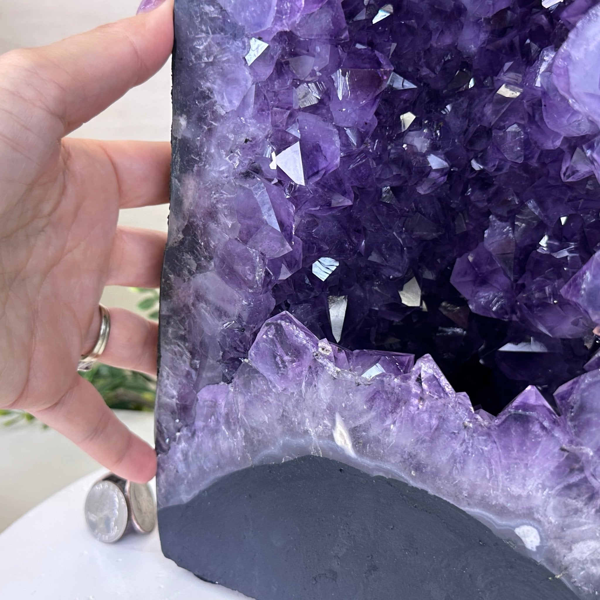 Extra Plus Quality Amethyst Cathedral, 31 lbs & 21.8" Tall #5601 - 1461 - Brazil GemsBrazil GemsExtra Plus Quality Amethyst Cathedral, 31 lbs & 21.8" Tall #5601 - 1461Cathedrals5601 - 1461