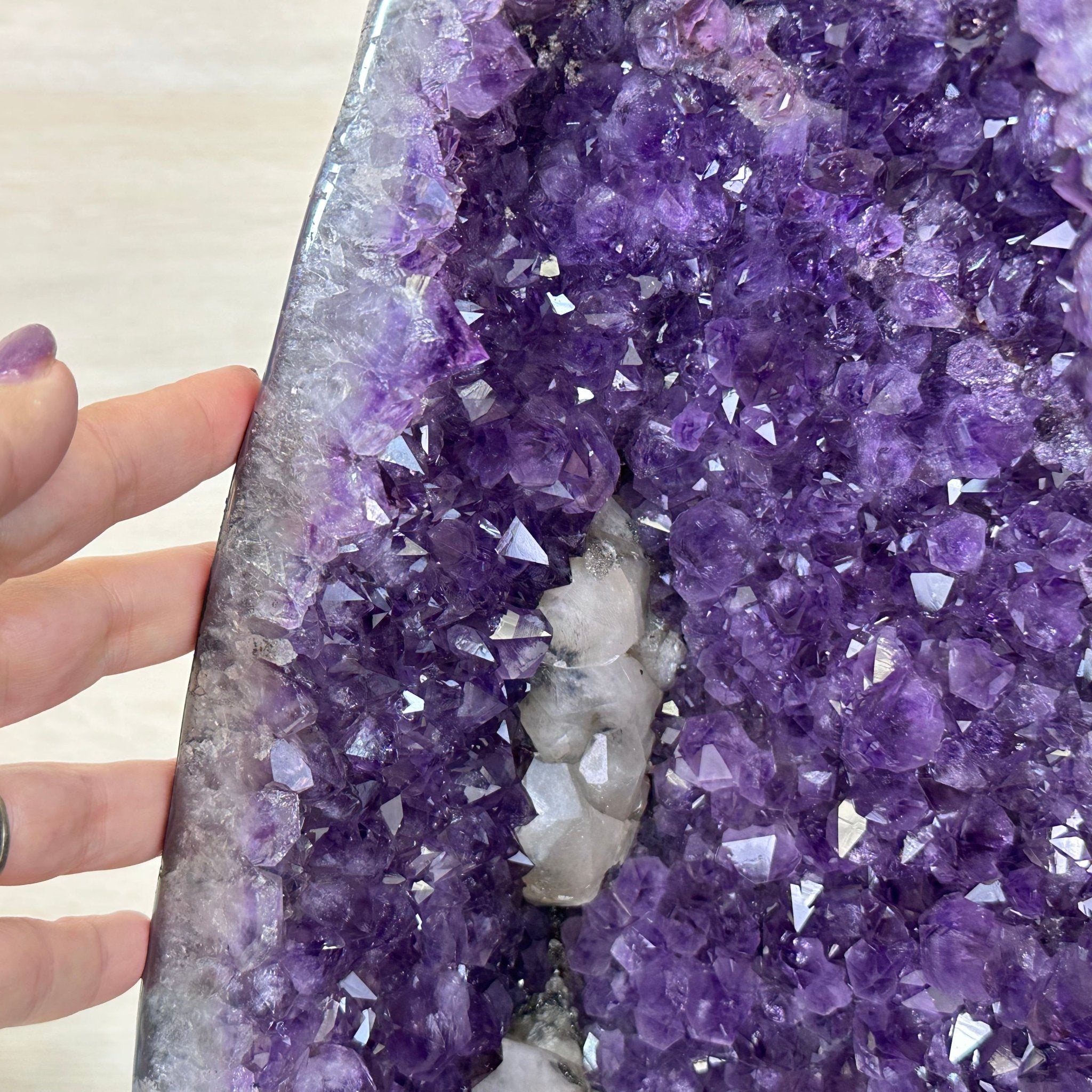 Extra Plus Quality Amethyst Cathedral, 38.9 lbs & 17.6" Tall #5601 - 1464 - Brazil GemsBrazil GemsExtra Plus Quality Amethyst Cathedral, 38.9 lbs & 17.6" Tall #5601 - 1464Cathedrals5601 - 1464