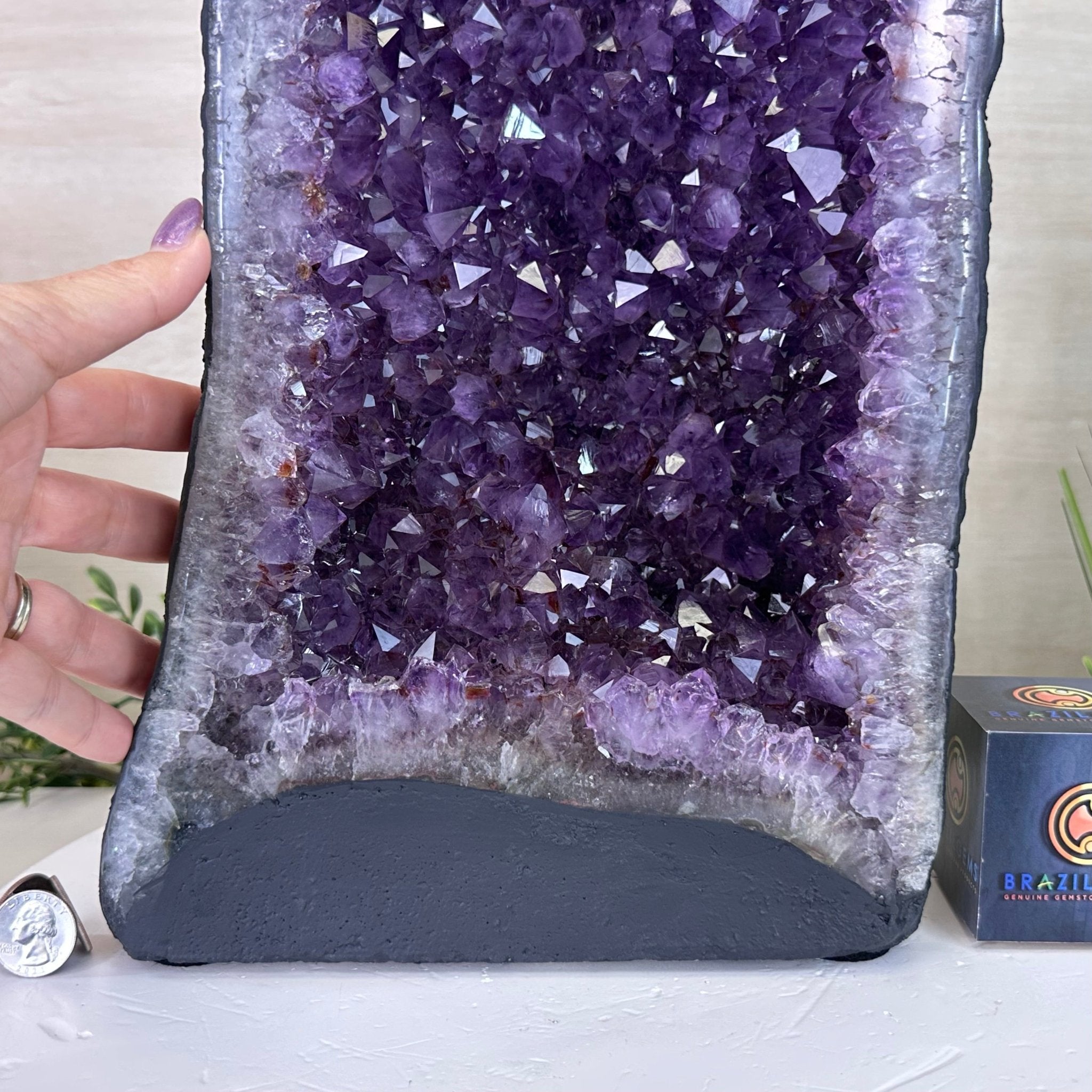 Extra Plus Quality Amethyst Cathedral, 44.5 lbs & 24.1" Tall #5601 - 1465 - Brazil GemsBrazil GemsExtra Plus Quality Amethyst Cathedral, 44.5 lbs & 24.1" Tall #5601 - 1465Cathedrals5601 - 1465