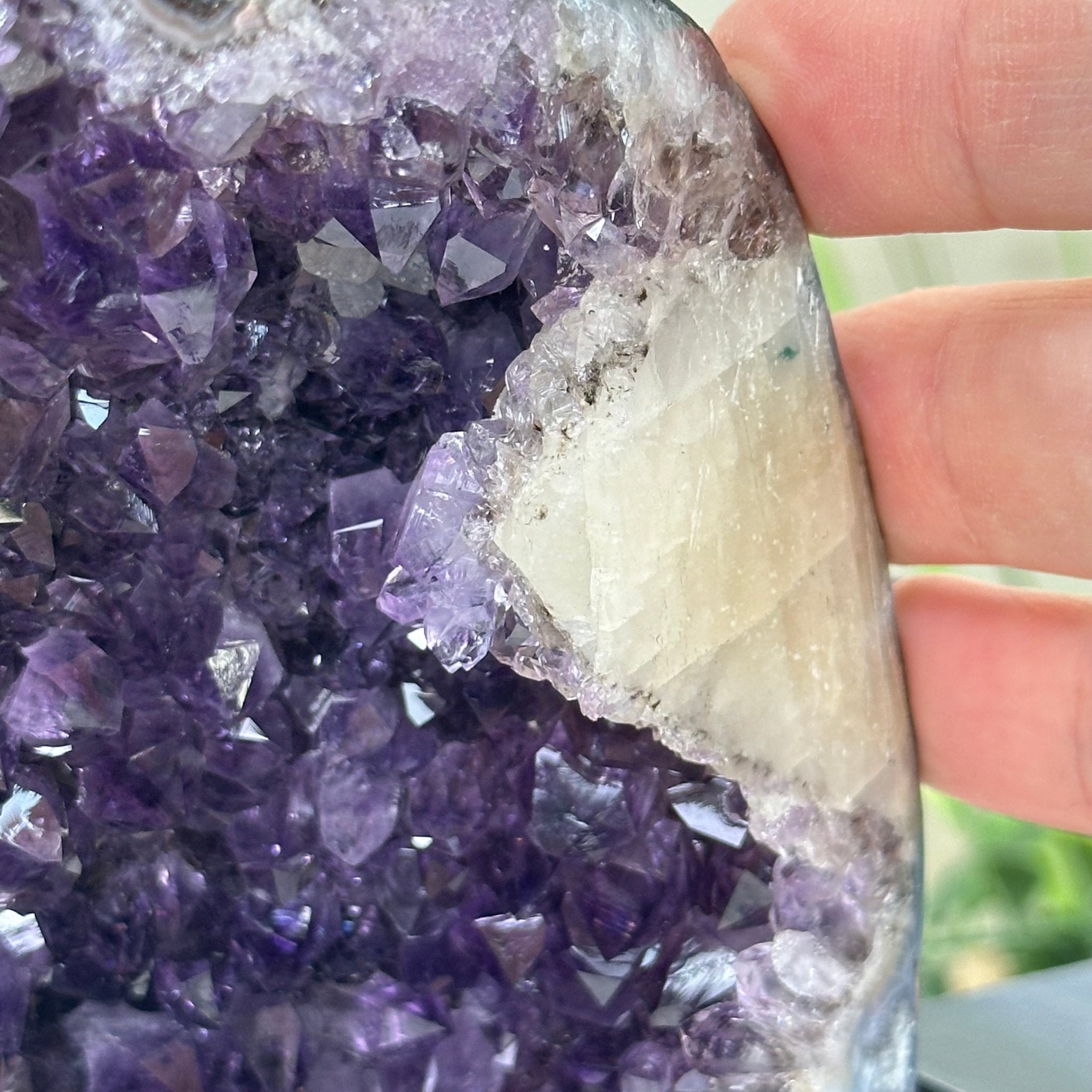 Extra Plus Quality Amethyst Cathedral, 4.5 lbs & 6.7" Tall #5601 - 1418 - Brazil GemsBrazil GemsExtra Plus Quality Amethyst Cathedral, 4.5 lbs & 6.7" Tall #5601 - 1418Cathedrals5601 - 1418