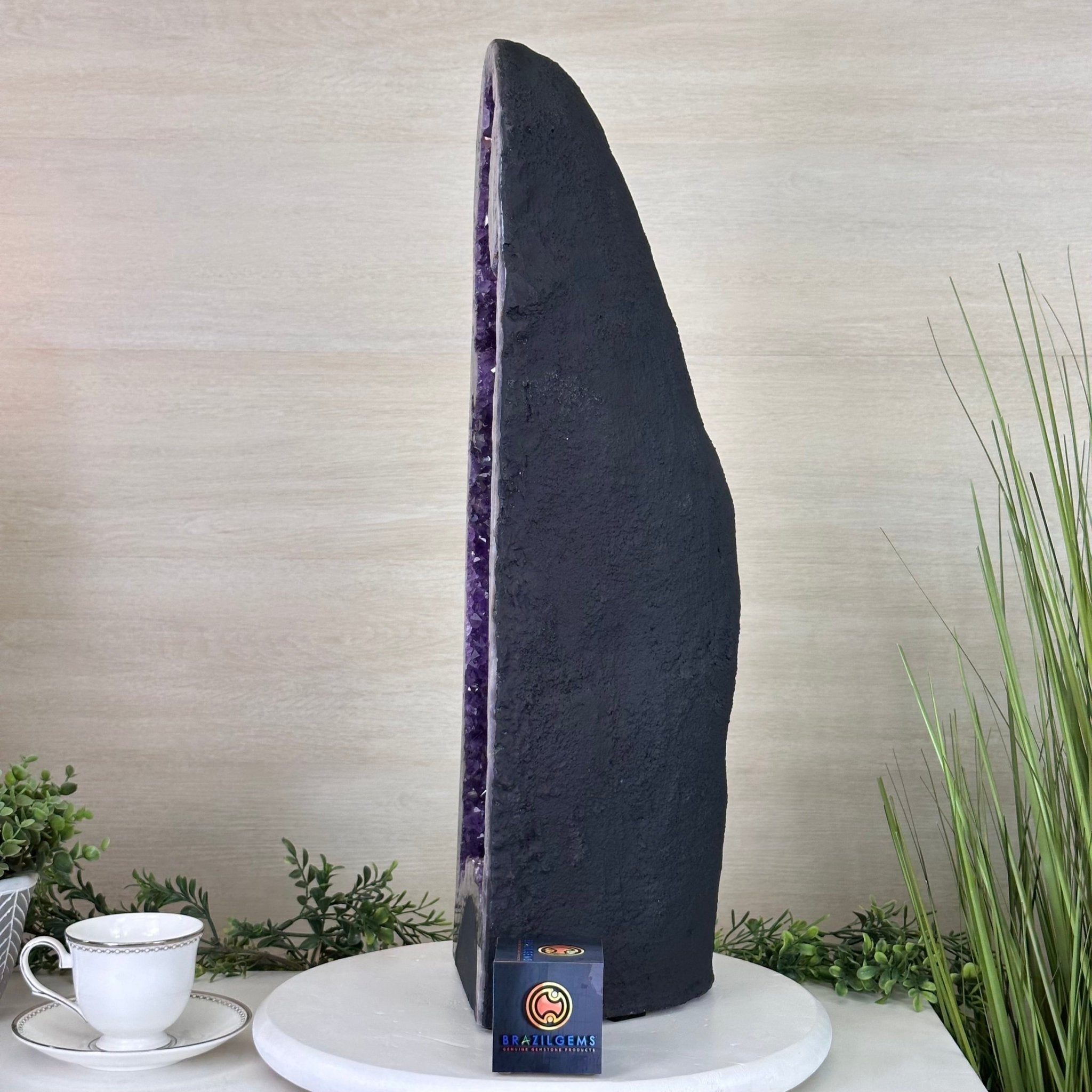 Extra Plus Quality Amethyst Cathedral, 49.2 lbs & 25.1" Tall #5601 - 1466 - Brazil GemsBrazil GemsExtra Plus Quality Amethyst Cathedral, 49.2 lbs & 25.1" Tall #5601 - 1466Cathedrals5601 - 1466