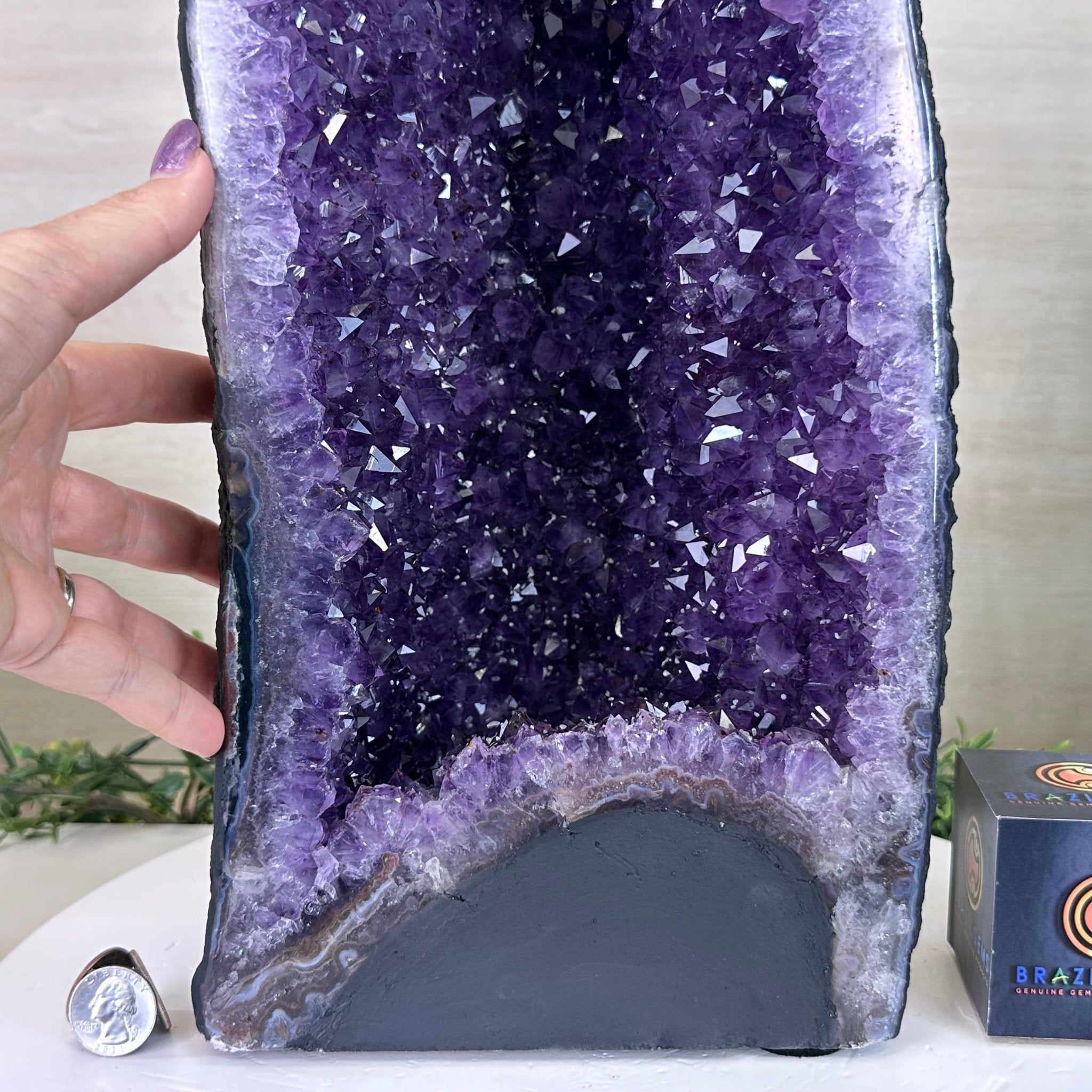 Extra Plus Quality Amethyst Cathedral, 49.2 lbs & 25.1" Tall #5601 - 1466 - Brazil GemsBrazil GemsExtra Plus Quality Amethyst Cathedral, 49.2 lbs & 25.1" Tall #5601 - 1466Cathedrals5601 - 1466