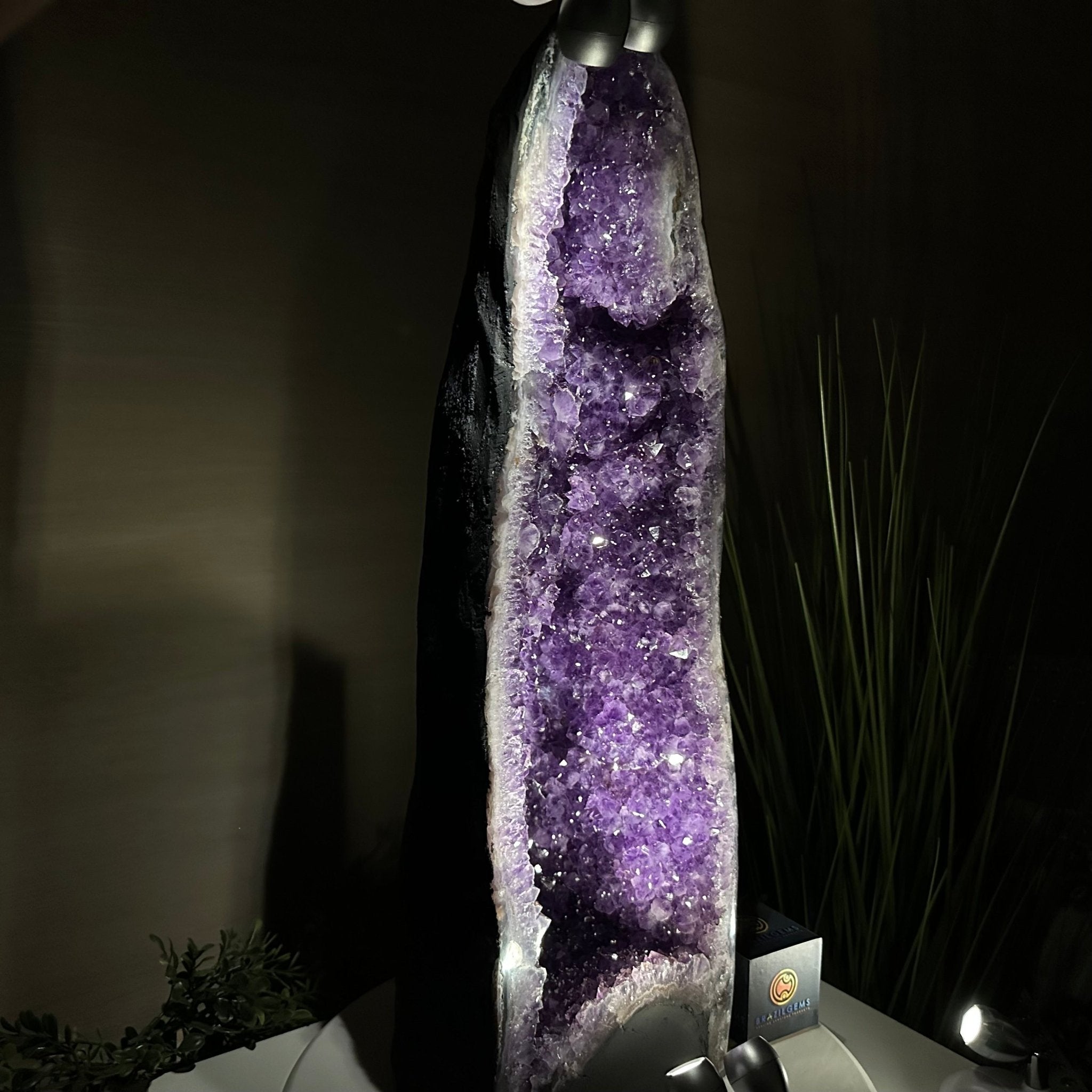 Extra Plus Quality Amethyst Cathedral, 49.2 lbs & 25.1" Tall #5601 - 1466 - Brazil GemsBrazil GemsExtra Plus Quality Amethyst Cathedral, 49.2 lbs & 25.1" Tall #5601 - 1466Cathedrals5601 - 1466