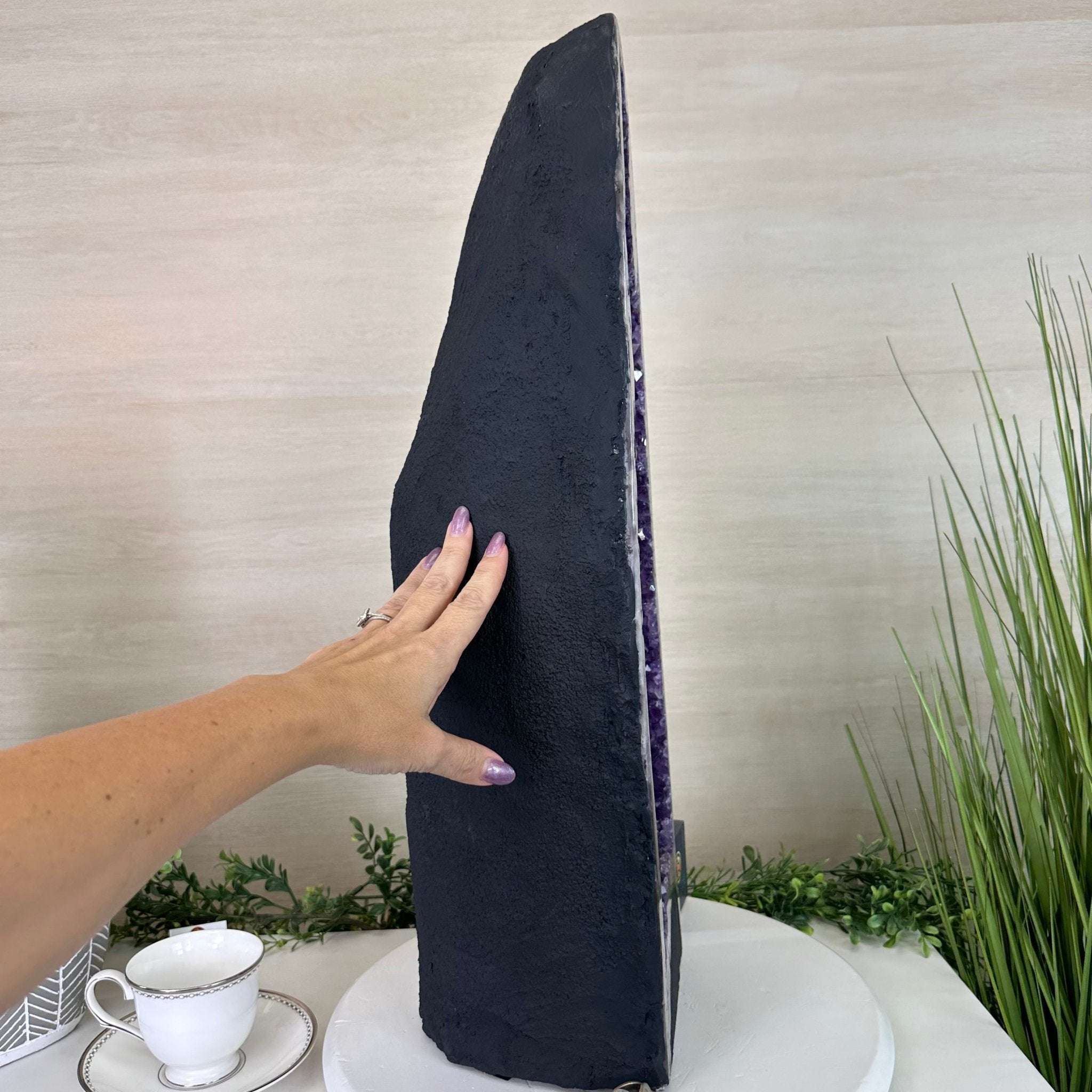 Extra Plus Quality Amethyst Cathedral, 49.2 lbs & 25.1" Tall #5601 - 1466 - Brazil GemsBrazil GemsExtra Plus Quality Amethyst Cathedral, 49.2 lbs & 25.1" Tall #5601 - 1466Cathedrals5601 - 1466