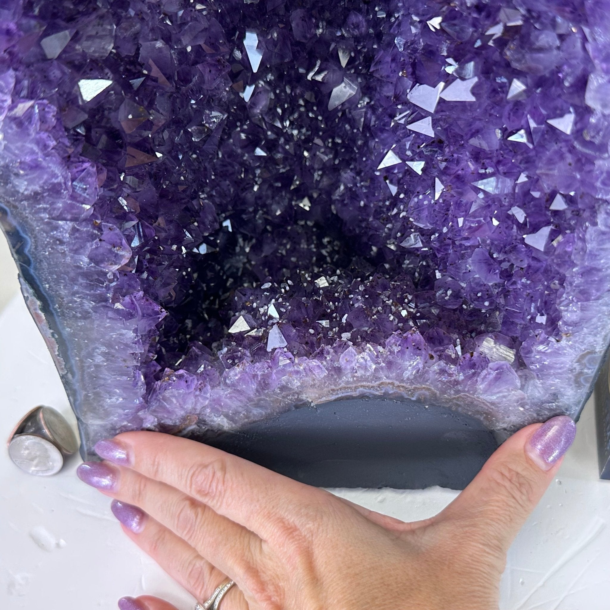 Extra Plus Quality Amethyst Cathedral, 49.2 lbs & 25.1" Tall #5601 - 1466 - Brazil GemsBrazil GemsExtra Plus Quality Amethyst Cathedral, 49.2 lbs & 25.1" Tall #5601 - 1466Cathedrals5601 - 1466