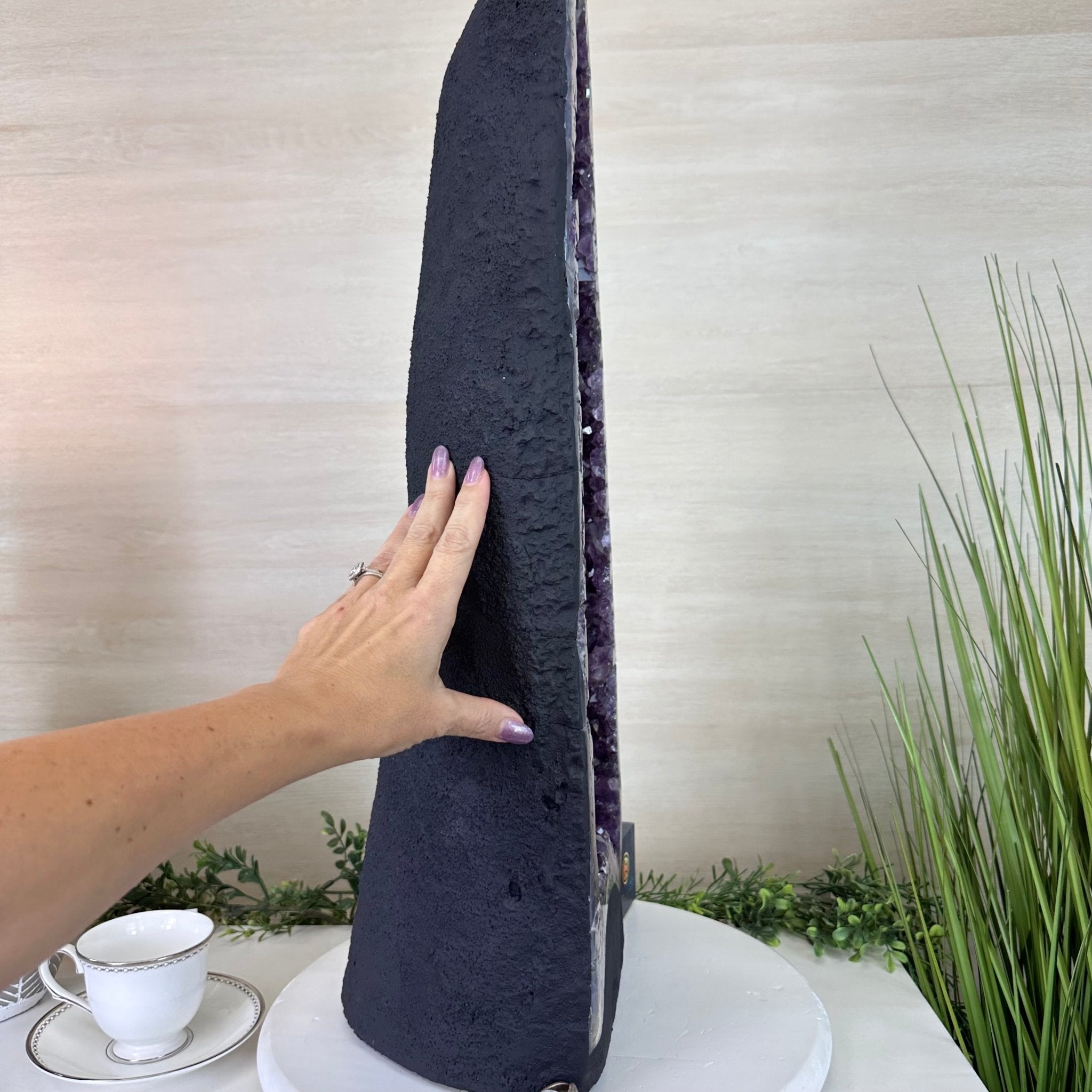 Extra Plus Quality Amethyst Cathedral, 52.9 lbs & 28.2" Tall #5601 - 1467 - Brazil GemsBrazil GemsExtra Plus Quality Amethyst Cathedral, 52.9 lbs & 28.2" Tall #5601 - 1467Cathedrals5601 - 1467