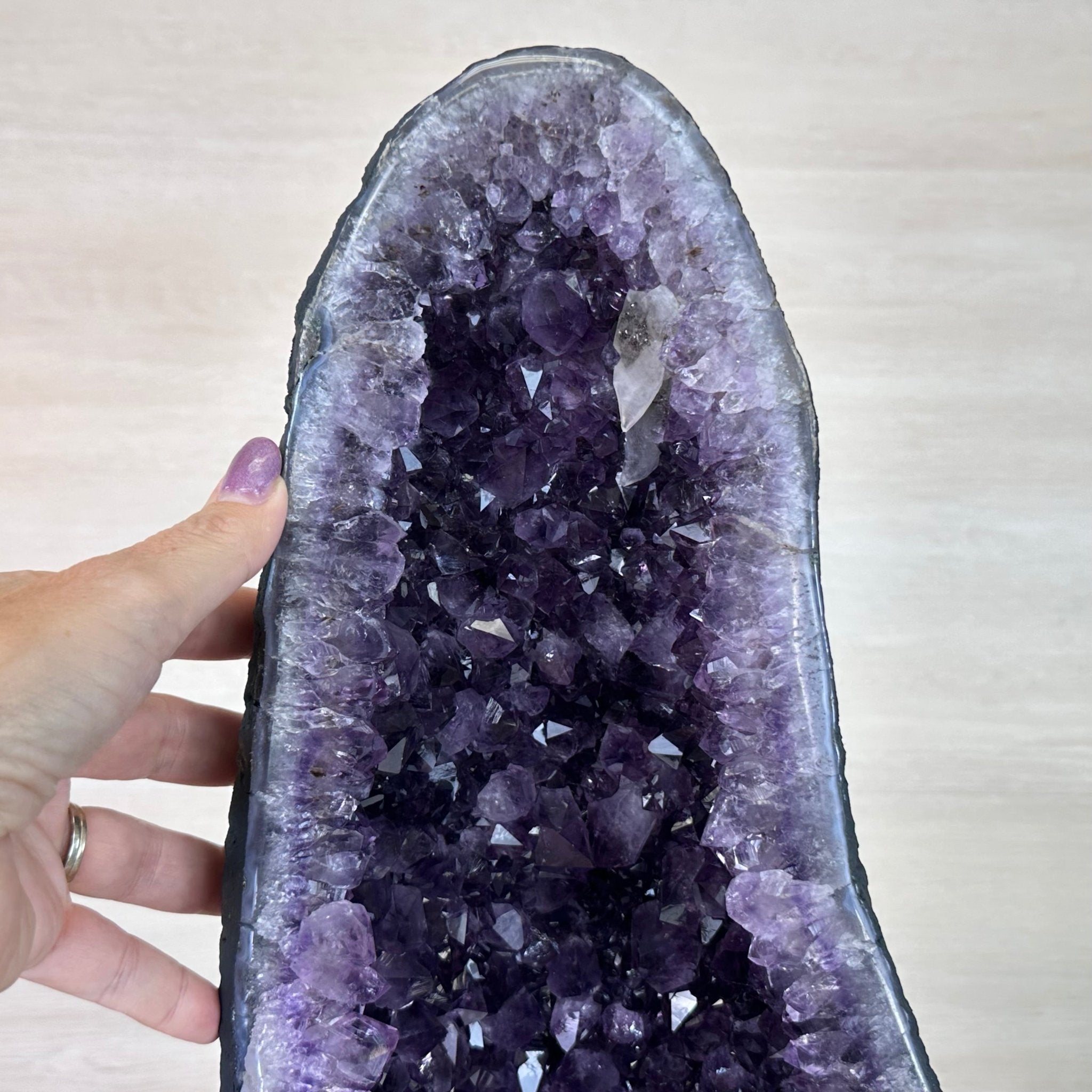 Extra Plus Quality Amethyst Cathedral, 52.9 lbs & 28.2" Tall #5601 - 1467 - Brazil GemsBrazil GemsExtra Plus Quality Amethyst Cathedral, 52.9 lbs & 28.2" Tall #5601 - 1467Cathedrals5601 - 1467