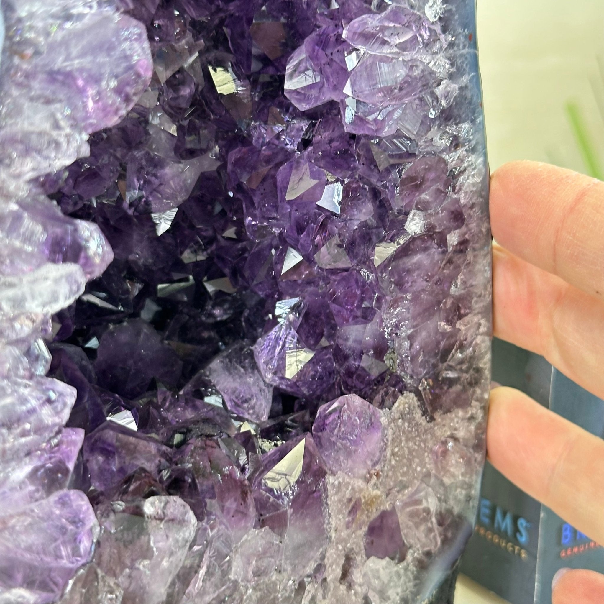 Extra Plus Quality Amethyst Cathedral, 5.8 lbs & 9.9" Tall #5601 - 1422 - Brazil GemsBrazil GemsExtra Plus Quality Amethyst Cathedral, 5.8 lbs & 9.9" Tall #5601 - 1422Cathedrals5601 - 1422