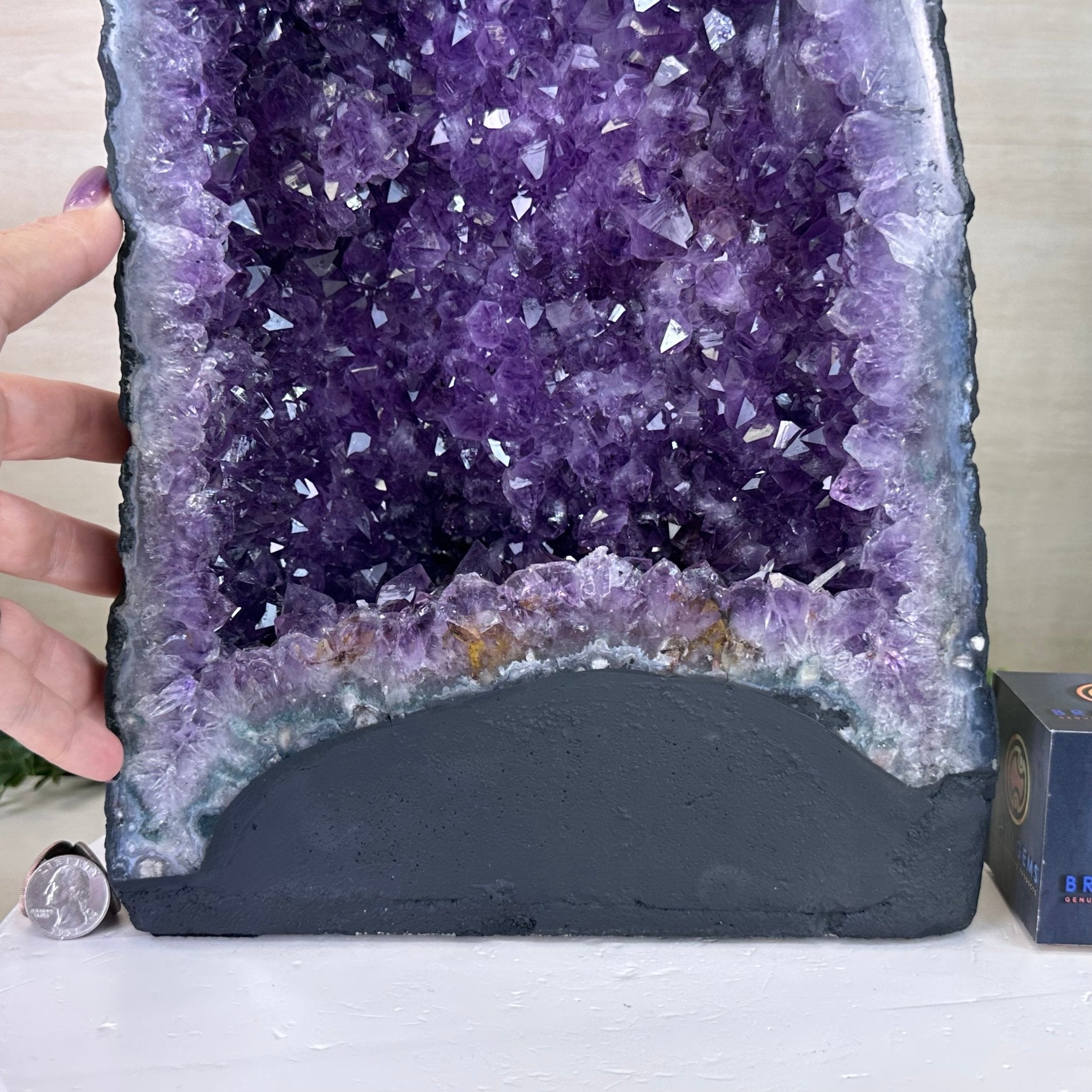 Extra Plus Quality Amethyst Cathedral, 58.9 lbs & 25.4" Tall #5601 - 1469 - Brazil GemsBrazil GemsExtra Plus Quality Amethyst Cathedral, 58.9 lbs & 25.4" Tall #5601 - 1469Cathedrals5601 - 1469