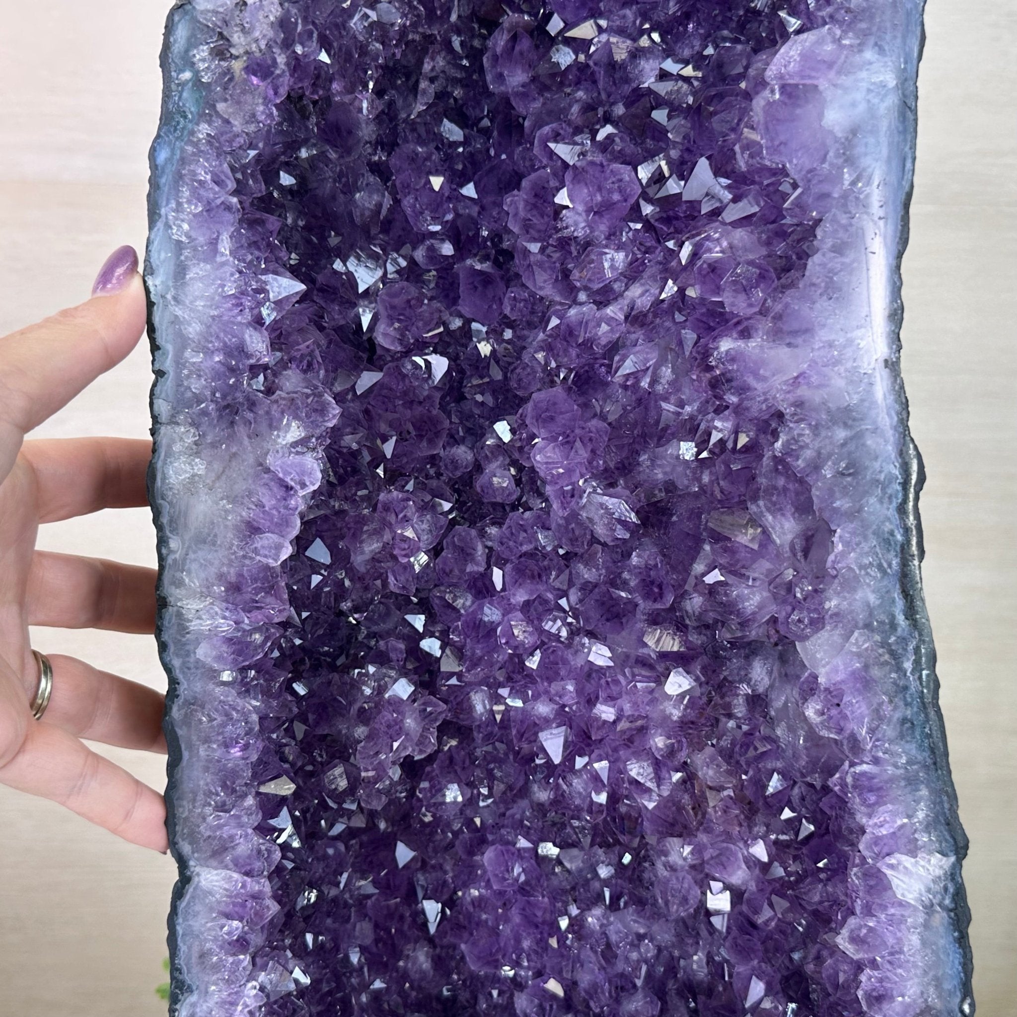 Extra Plus Quality Amethyst Cathedral, 58.9 lbs & 25.4" Tall #5601 - 1469 - Brazil GemsBrazil GemsExtra Plus Quality Amethyst Cathedral, 58.9 lbs & 25.4" Tall #5601 - 1469Cathedrals5601 - 1469