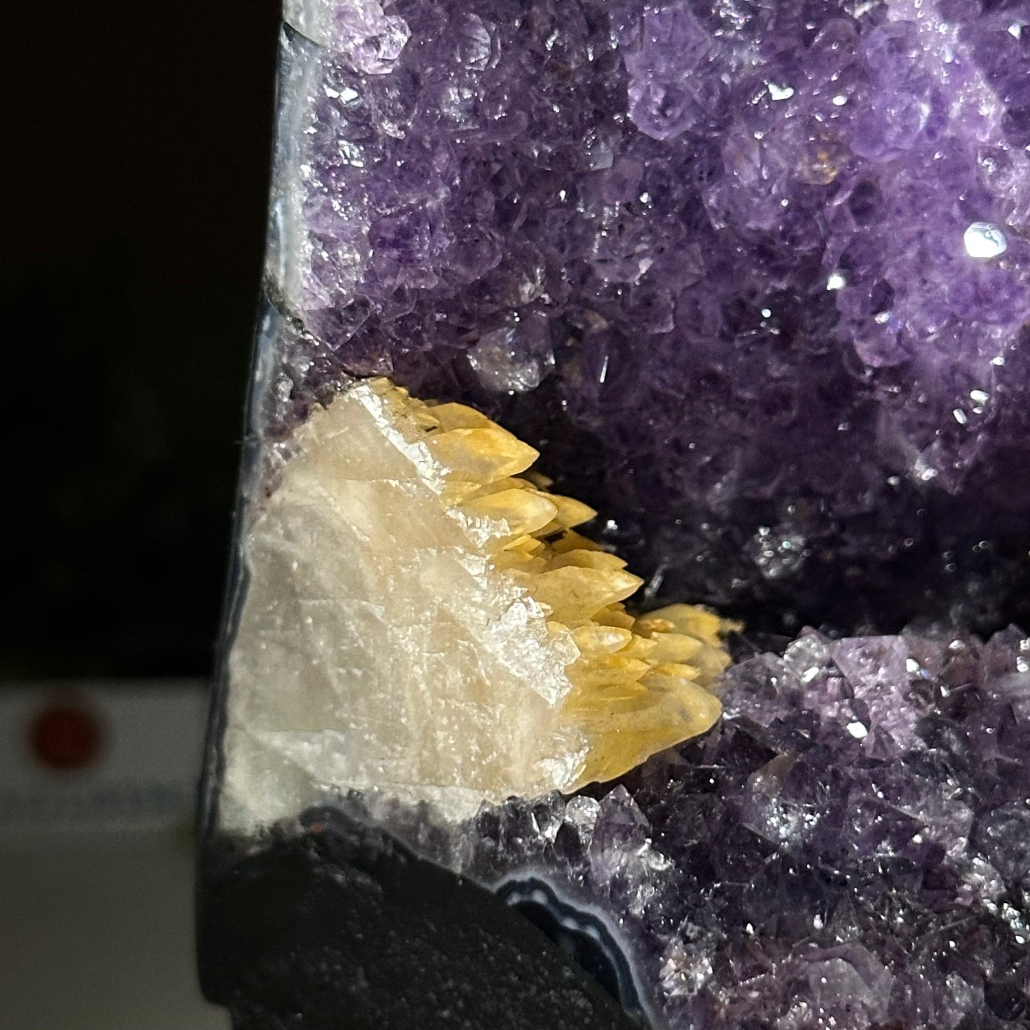 Extra Plus Quality Amethyst Cathedral, 6.2 lbs & 8.1" Tall #5601 - 1423 - Brazil GemsBrazil GemsExtra Plus Quality Amethyst Cathedral, 6.2 lbs & 8.1" Tall #5601 - 1423Cathedrals5601 - 1423