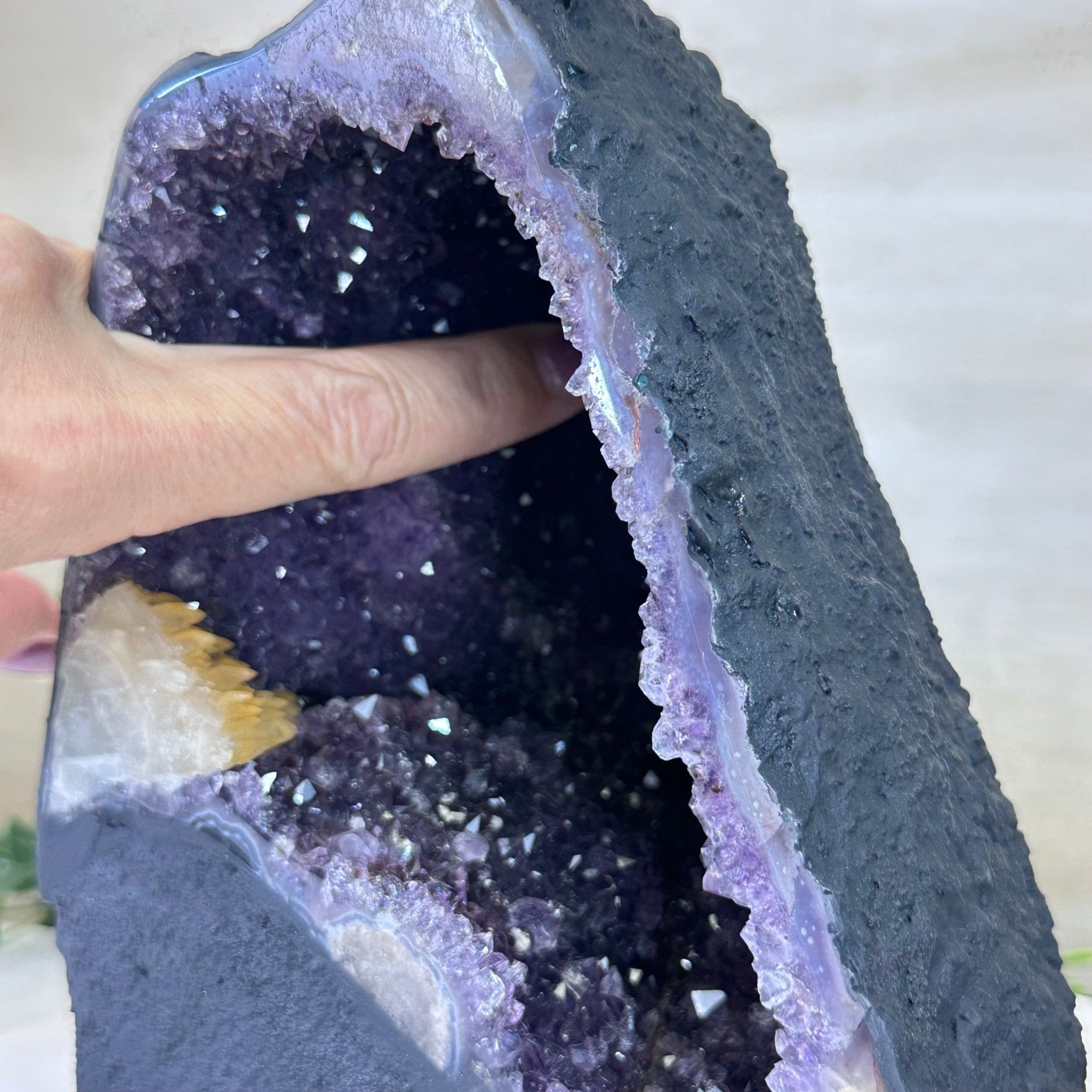 Extra Plus Quality Amethyst Cathedral, 6.2 lbs & 8.1" Tall #5601 - 1423 - Brazil GemsBrazil GemsExtra Plus Quality Amethyst Cathedral, 6.2 lbs & 8.1" Tall #5601 - 1423Cathedrals5601 - 1423