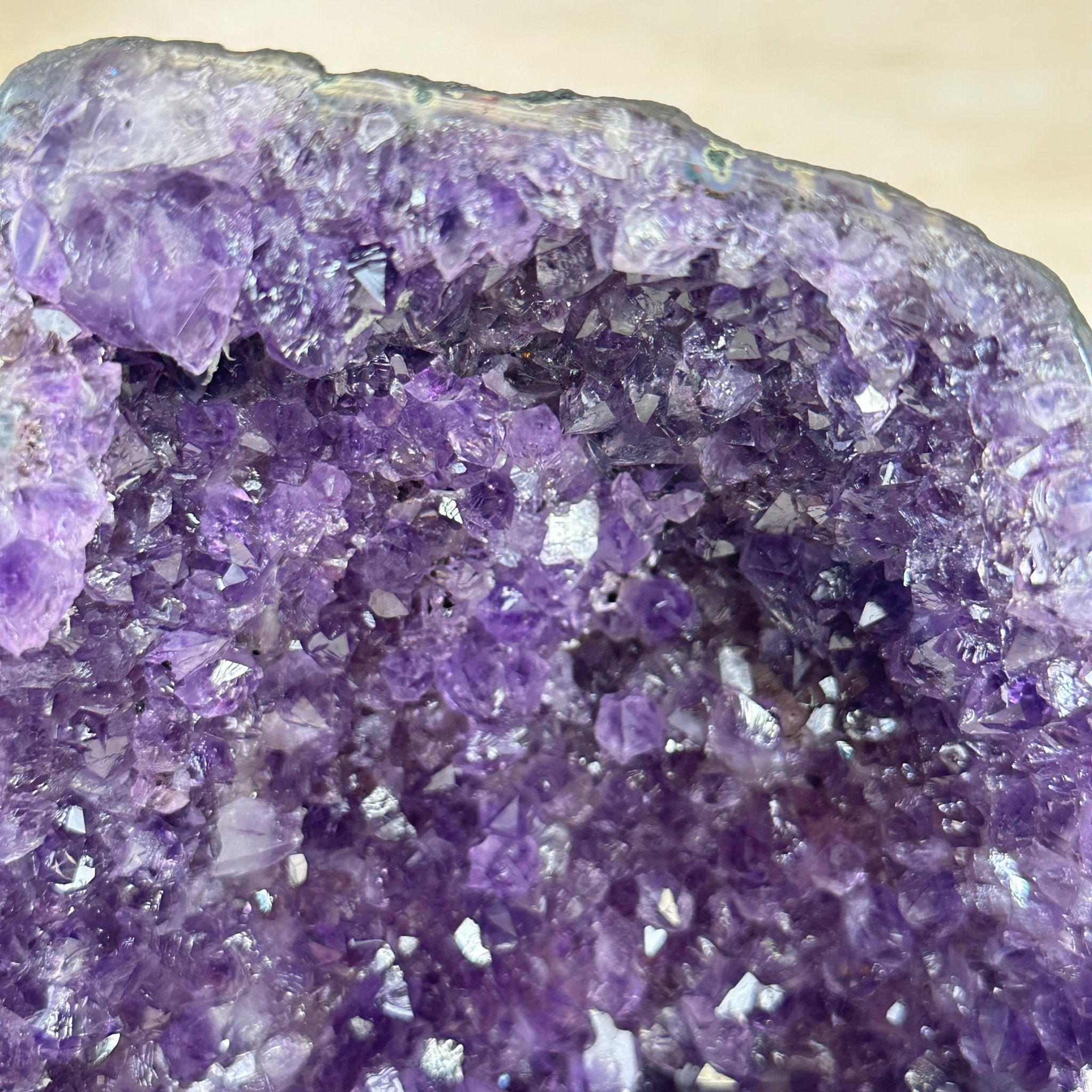 Extra Plus Quality Amethyst Cathedral, 6.4 lbs & 7.4" Tall #5601 - 1424 - Brazil GemsBrazil GemsExtra Plus Quality Amethyst Cathedral, 6.4 lbs & 7.4" Tall #5601 - 1424Cathedrals5601 - 1424