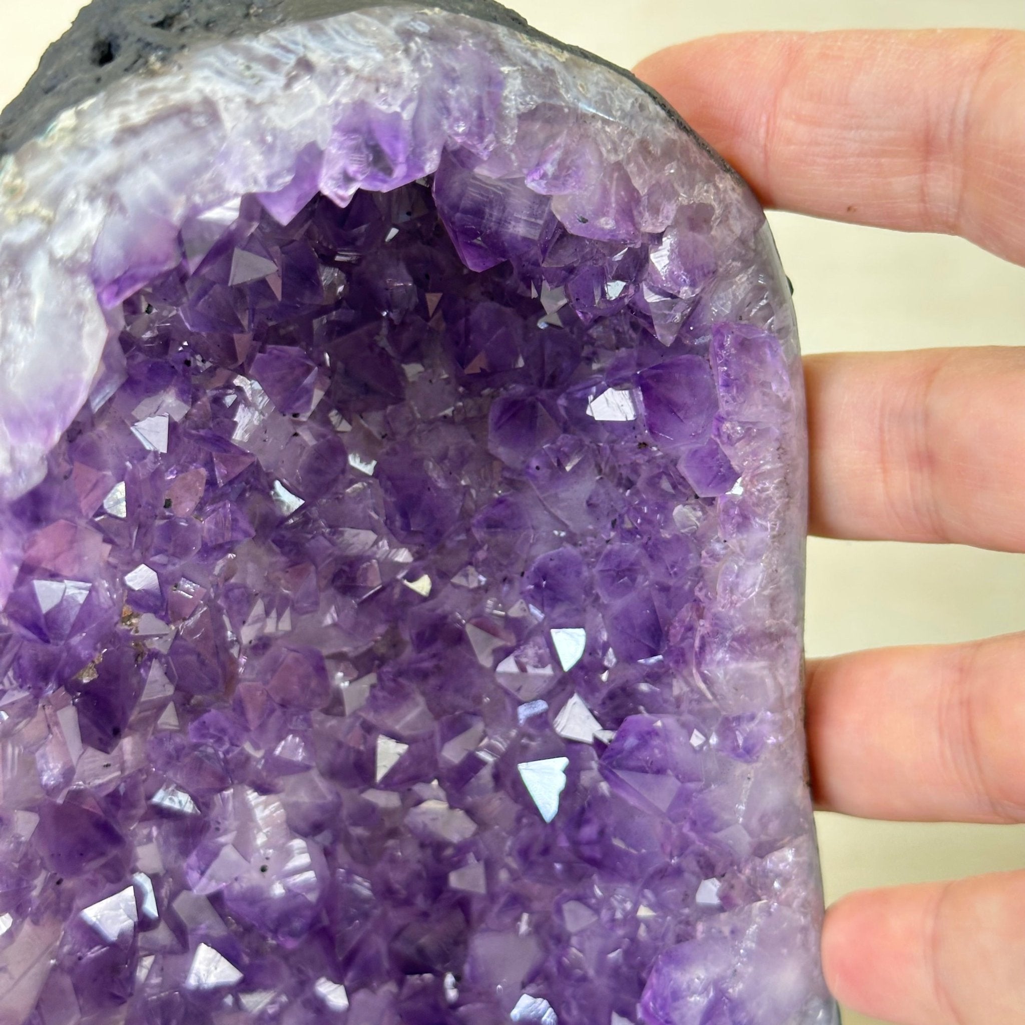 Extra Plus Quality Amethyst Cathedral, 7.3 lbs & 9.2" Tall #5601 - 1429 - Brazil GemsBrazil GemsExtra Plus Quality Amethyst Cathedral, 7.3 lbs & 9.2" Tall #5601 - 1429Cathedrals5601 - 1429