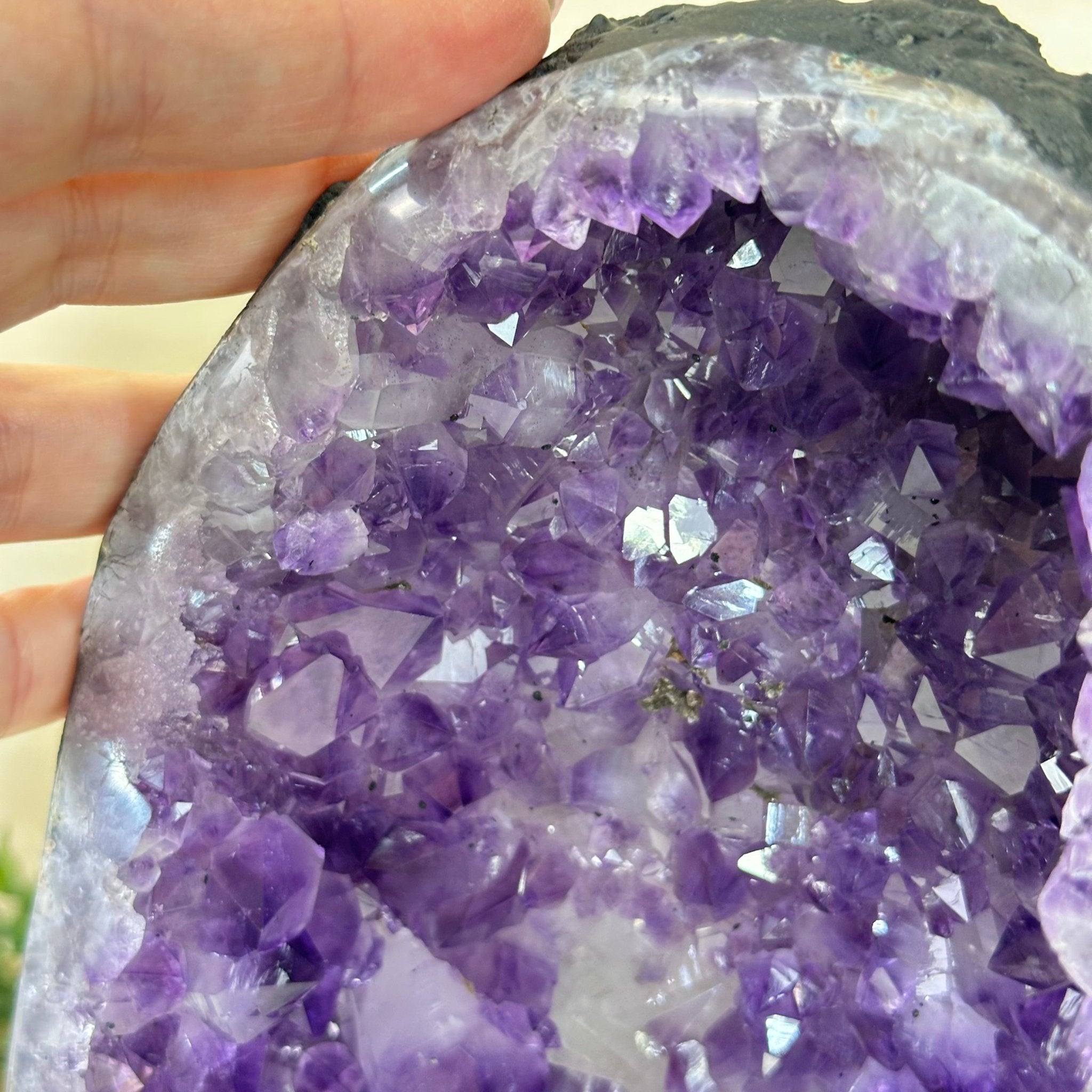 Extra Plus Quality Amethyst Cathedral, 7.3 lbs & 9.2" Tall #5601 - 1429 - Brazil GemsBrazil GemsExtra Plus Quality Amethyst Cathedral, 7.3 lbs & 9.2" Tall #5601 - 1429Cathedrals5601 - 1429