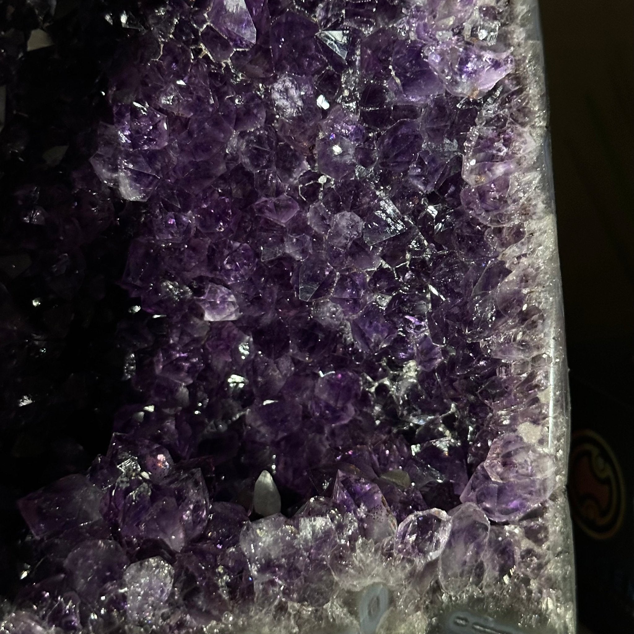 Extra Plus Quality Amethyst Cathedral, 7.8 lbs & 9.6" Tall #5601 - 1432 - Brazil GemsBrazil GemsExtra Plus Quality Amethyst Cathedral, 7.8 lbs & 9.6" Tall #5601 - 1432Cathedrals5601 - 1432