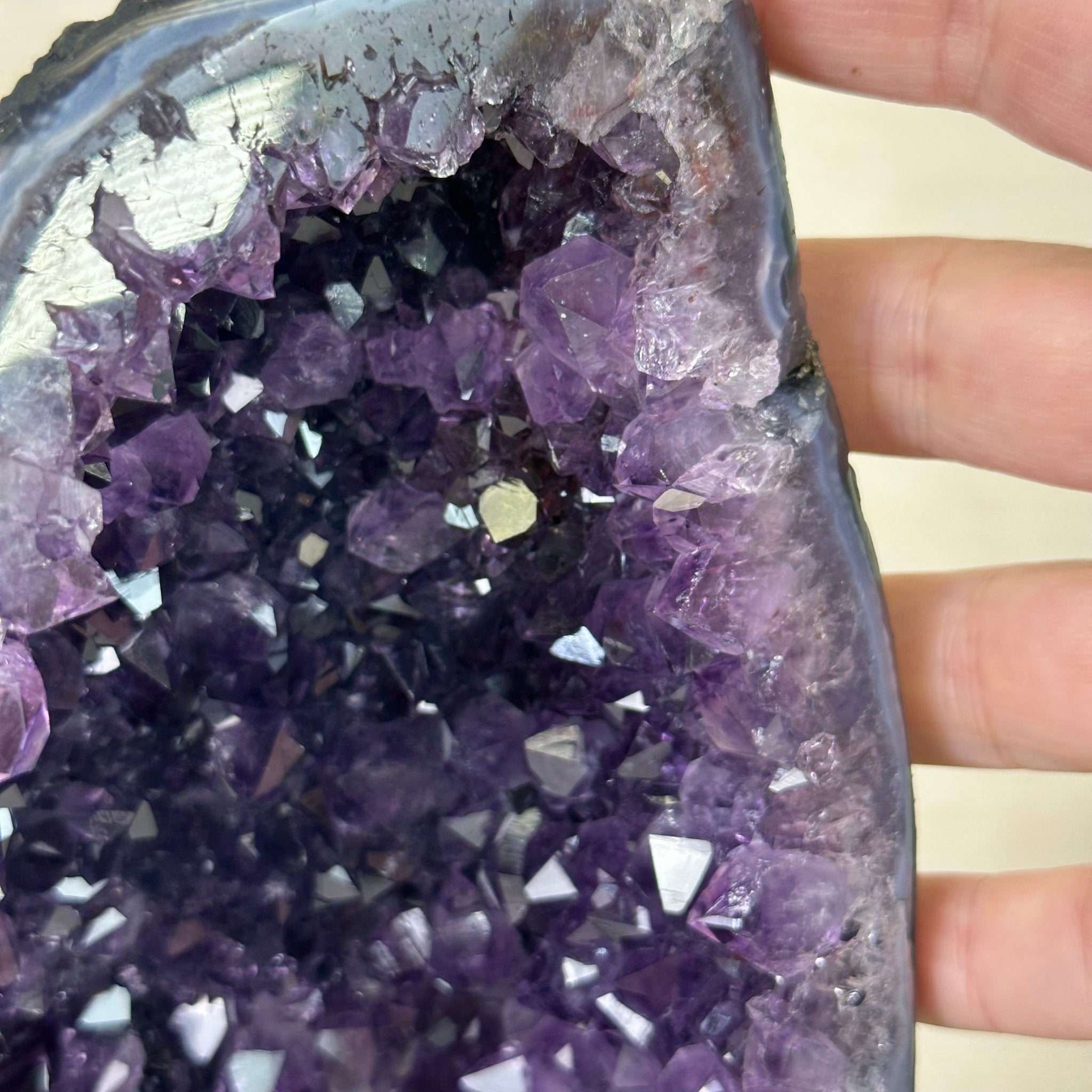 Extra Plus Quality Amethyst Cathedral, 8.9 lbs & 11.3" Tall #5601 - 1434 - Brazil GemsBrazil GemsExtra Plus Quality Amethyst Cathedral, 8.9 lbs & 11.3" Tall #5601 - 1434Cathedrals5601 - 1434